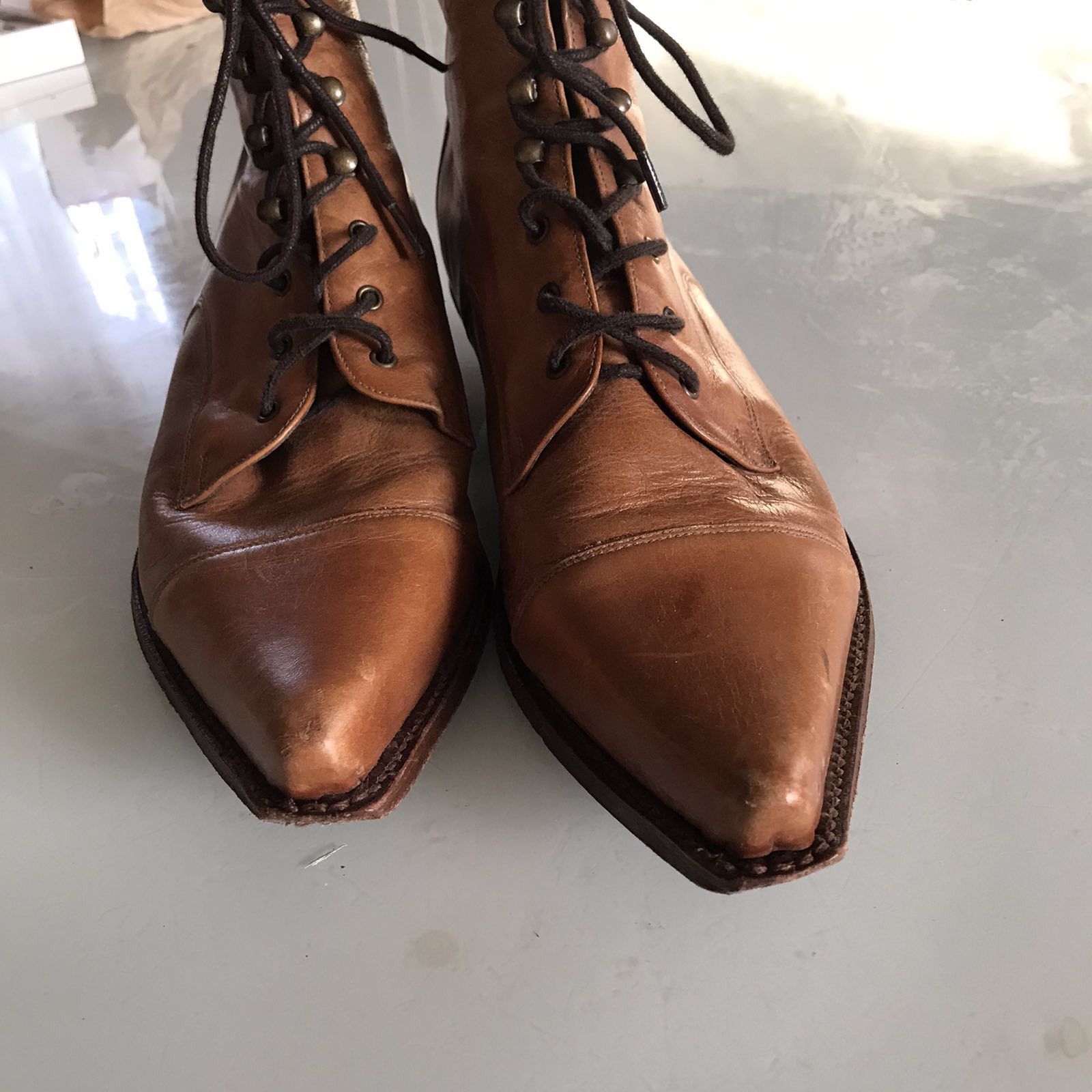Cowboy Equipment Vintage Cyber Sendra Cowboy western leather boots Sz 42 Size US 9 / EU 42 - 5 Thumbnail