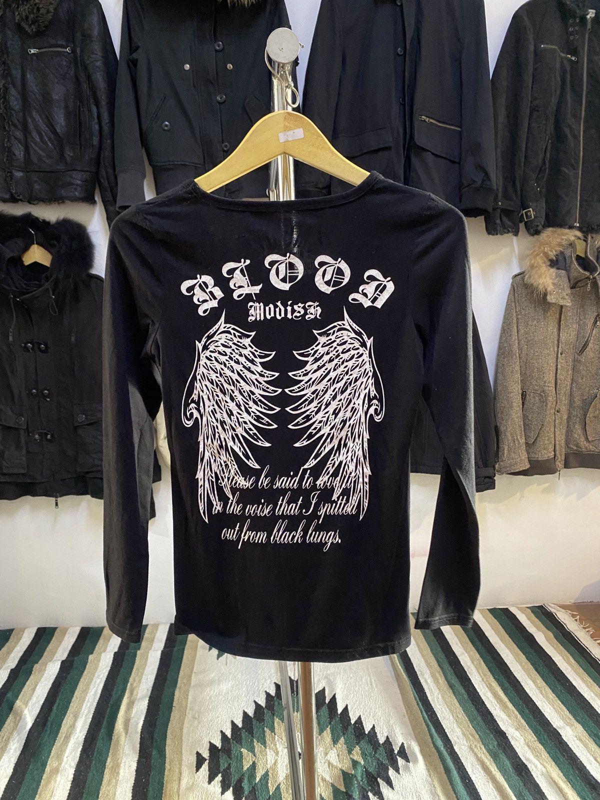 Japanese Brand Japanese Embrace Poem LGB Style Longsleeve Tee M Size US M / EU 48-50 / 2 - 8 Thumbnail