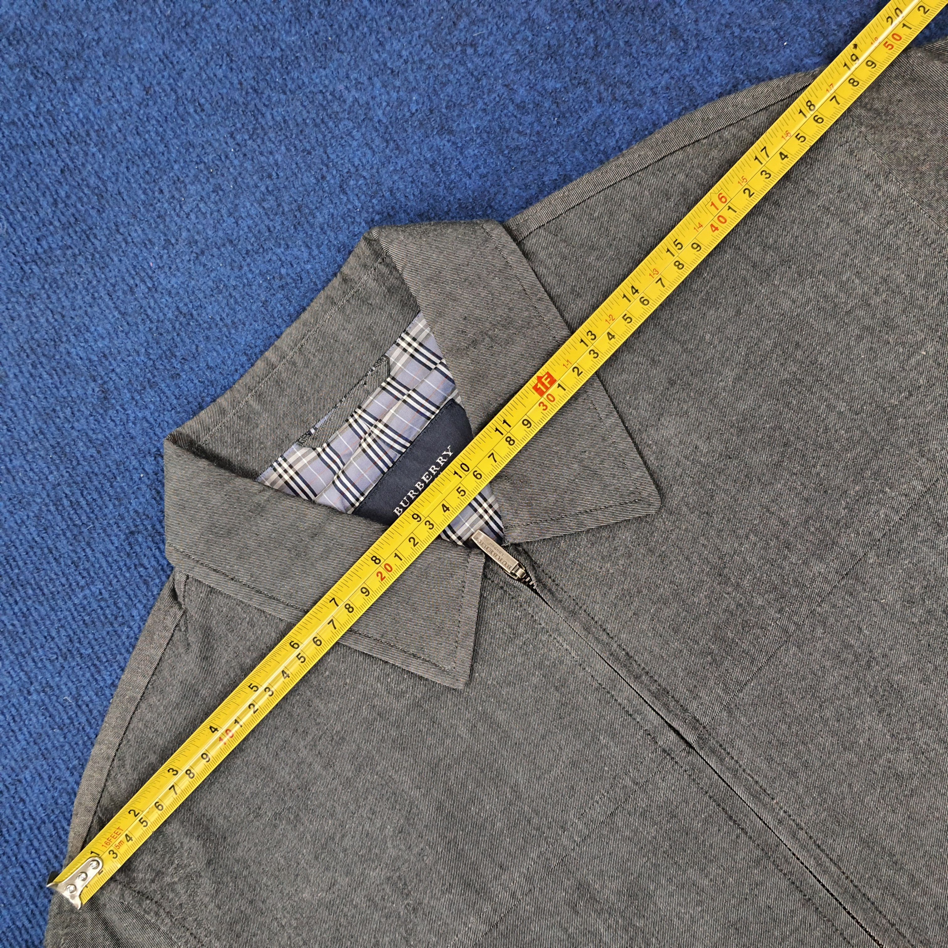 Burberry Vintage Burberry London Designer Zipper Jacket C222N17 Size US L / EU 52-54 / 3 - 14 Thumbnail