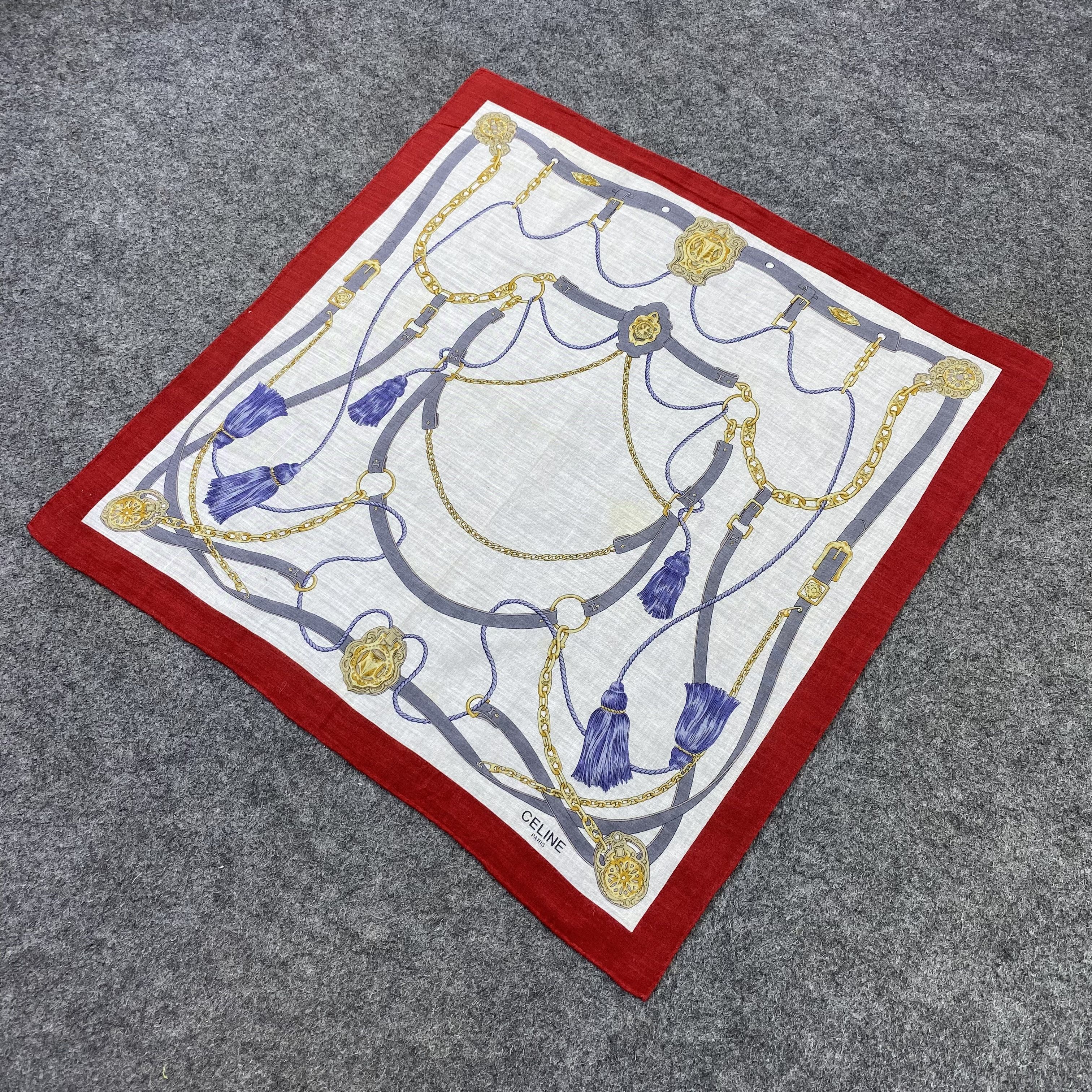 Celine Celine Handkerchief Neckerchief Bandana-B1769 Size ONE SIZE - 4 Thumbnail
