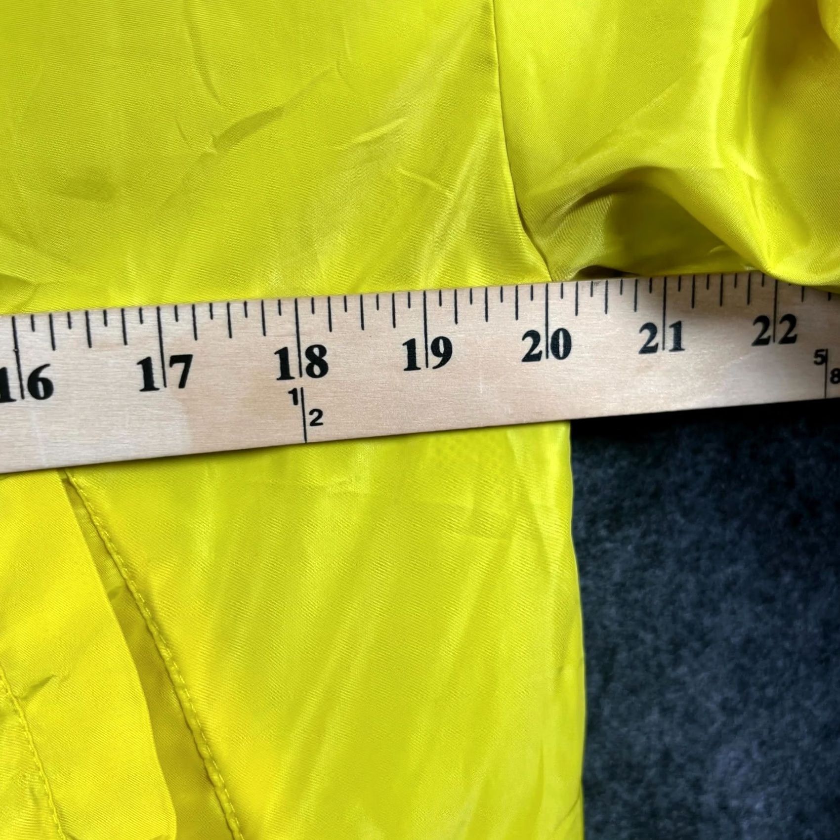 New Look New Look Windbreaker Jacket Women's L Yellow Polyester Hooded Full-Zip Casual Size L / US 10 / IT 46 - 2 Thumbnail