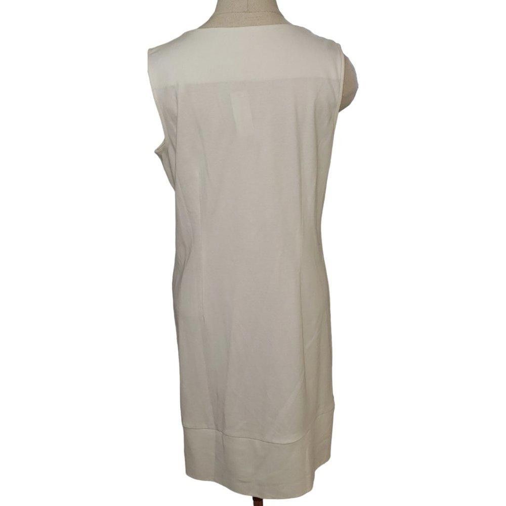 Designer CT520 New York and Company NWT White Sleeveless Dress S Size S / US 4 / IT 40 - 2 Thumbnail