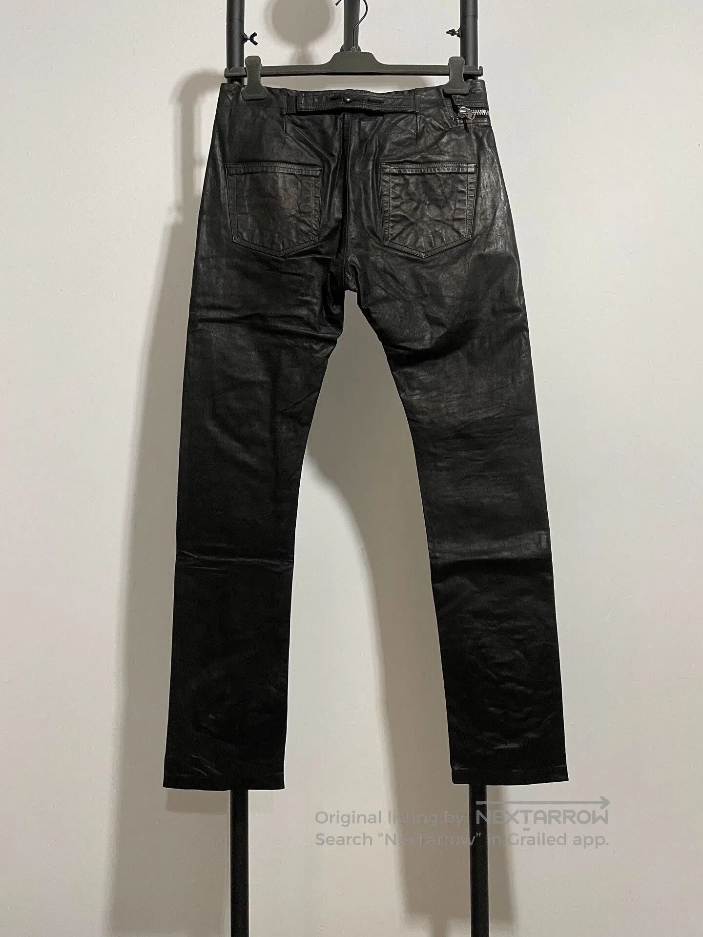 Rick Owens rick owens ro aircut leather pants. Size US 32 / EU 48 - 2 Thumbnail