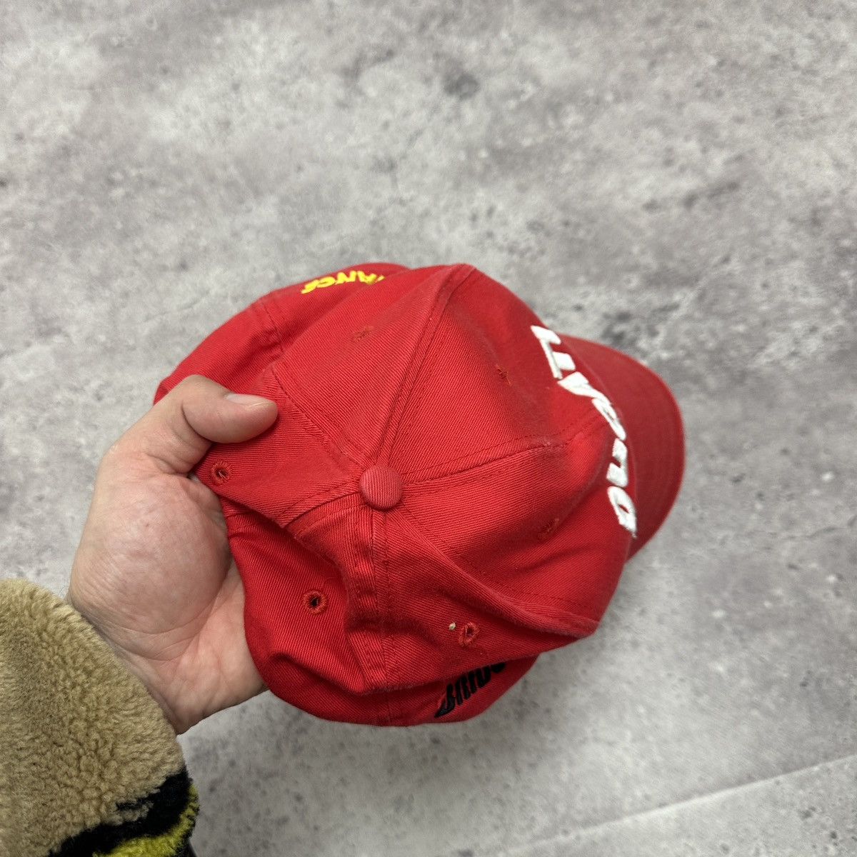 Formula 1 Vintage 90s Racing Ducati Formula 1 cap Advance Bridgestone Size ONE SIZE - 7 Thumbnail