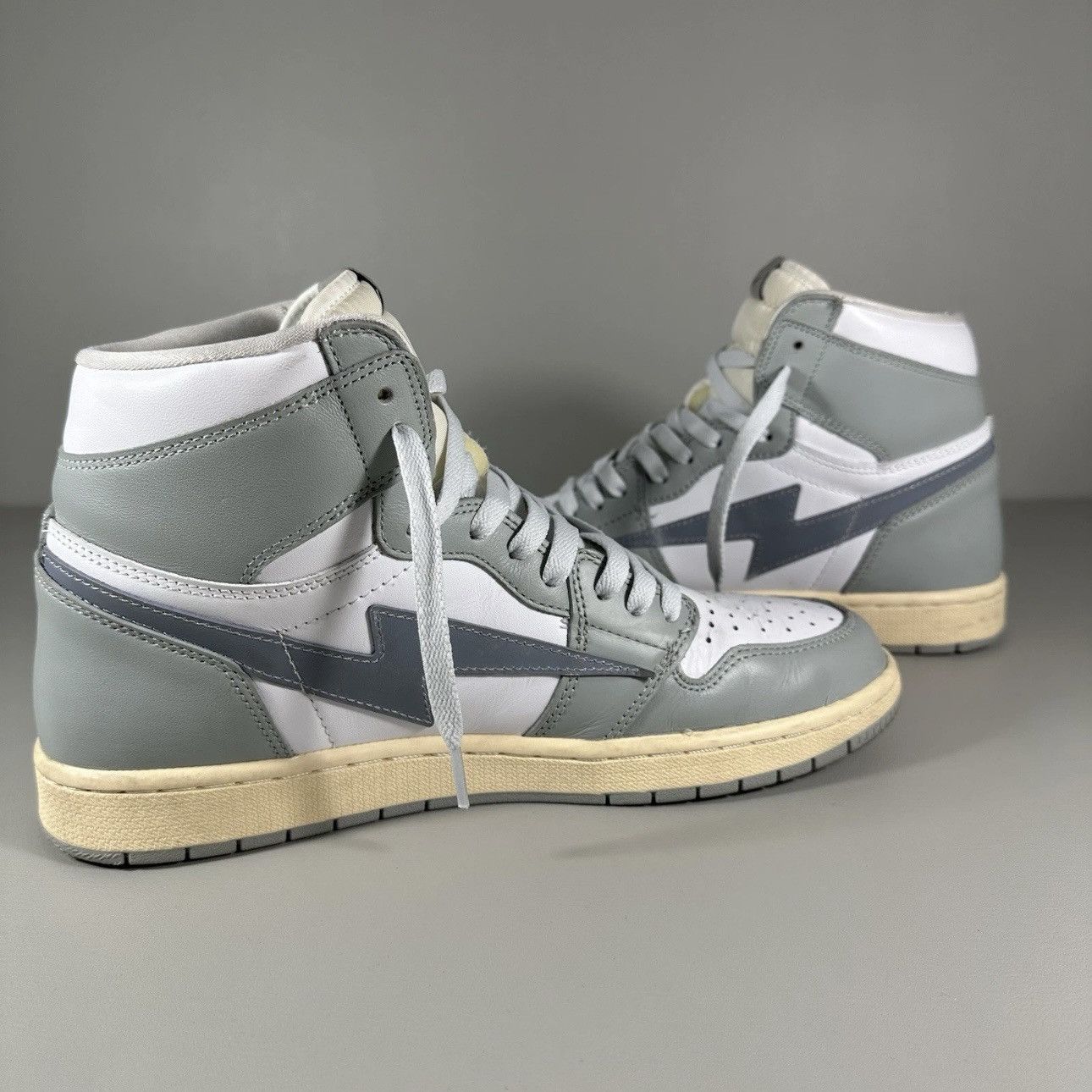 Reves Paris Rare Kool Kiy ‘85 Reves Paris Hi Cool Grey Sneakers Size US 10.5 / EU 43-44 - 7 Thumbnail