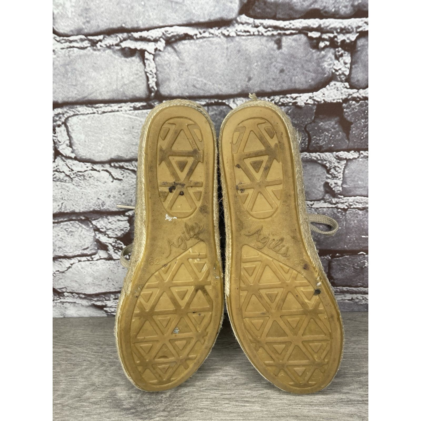 Other Maypol Silver Leather Espadrilles Casual Lace Up Shoes Women Size US 7.5 / IT 37.5 - 13 Thumbnail