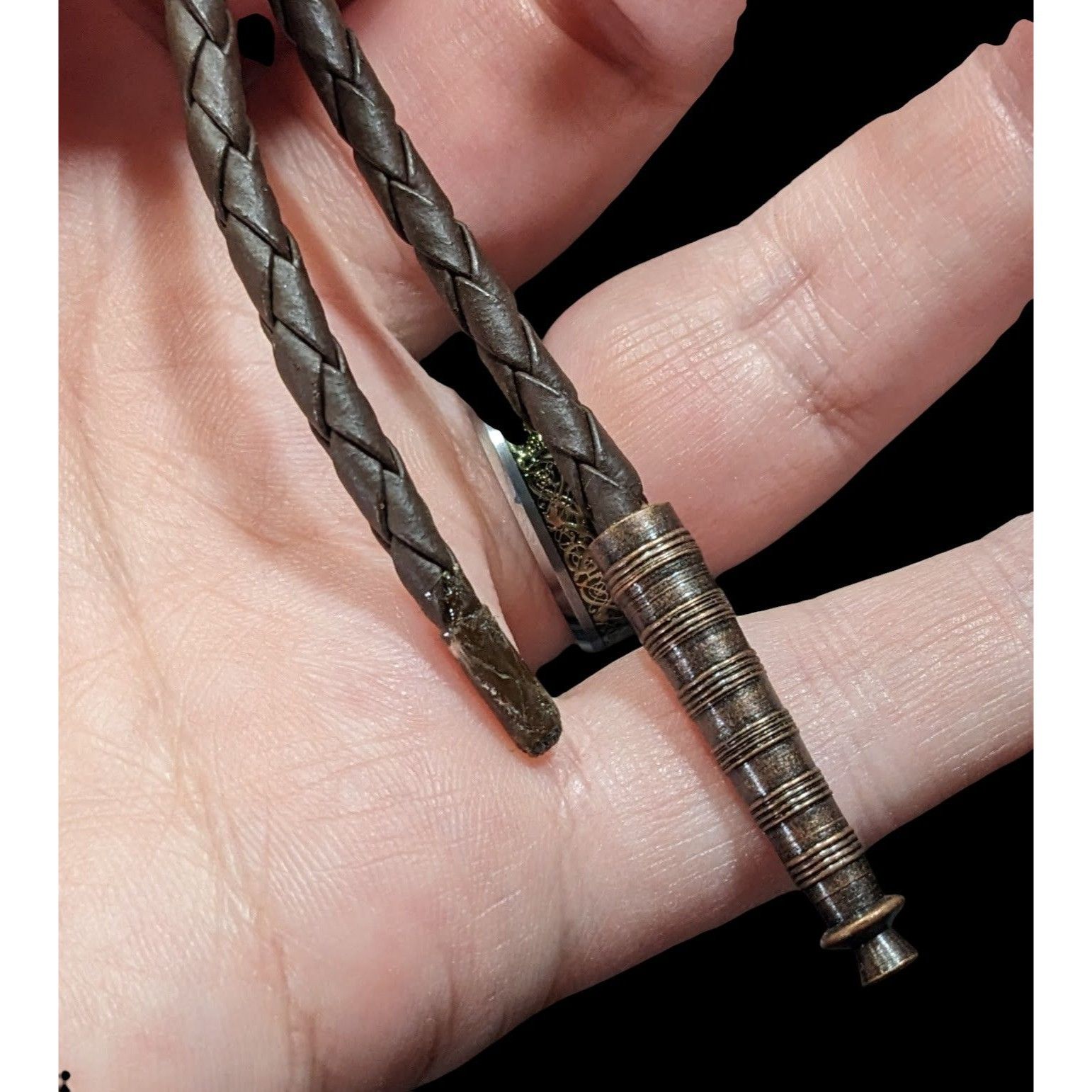 Other Vintage Copper Bird Bolo Tie With Turquoise Cabochon Size ONE SIZE - 8 Thumbnail