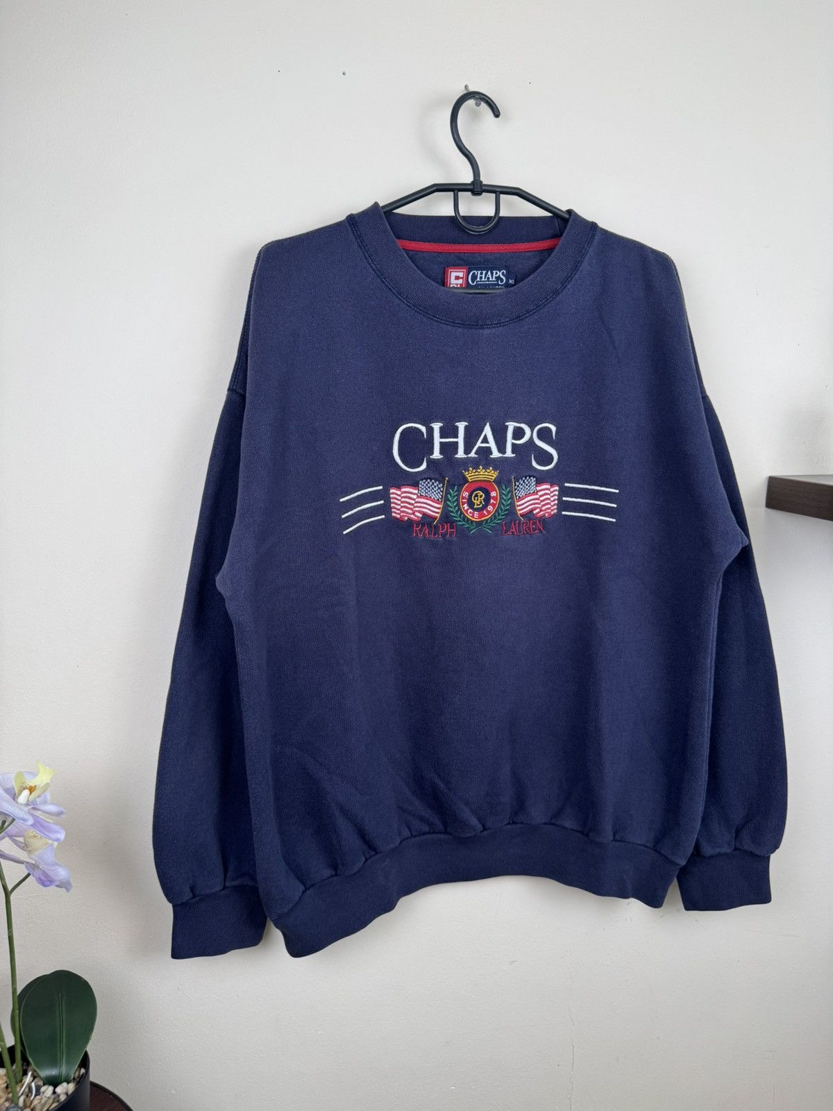 Other Vintage Chaps Ralph Lauren Sweatshirt Blue XL Streetwear Size US XL / EU 56 / 4 - 16 Thumbnail