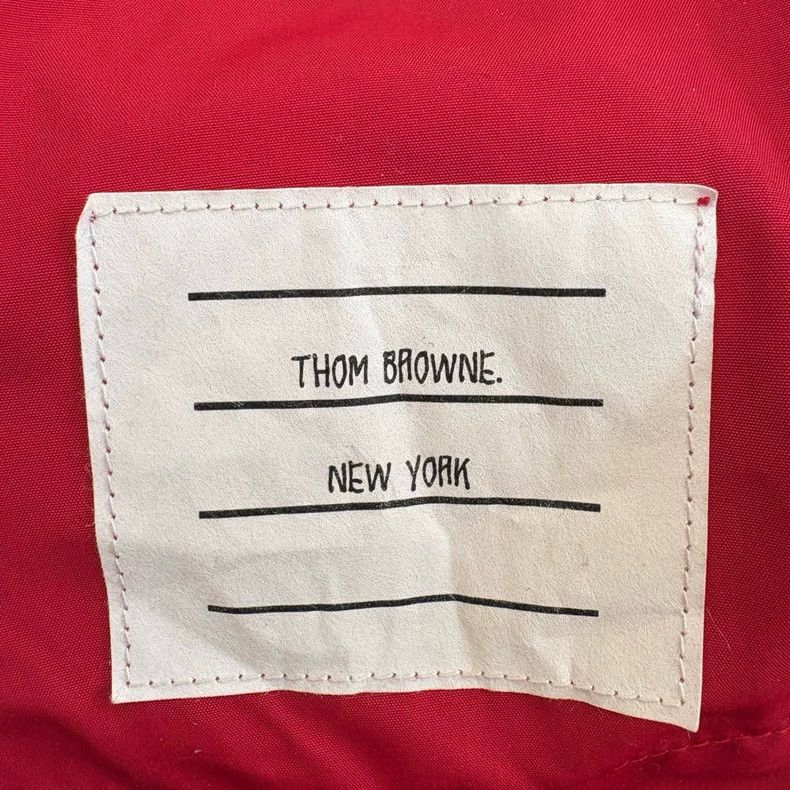 Thom Browne Thom Browne Red nylon deconstructed half skirt waist dress Size 25" / US 0 / IT 36 - 3 Thumbnail