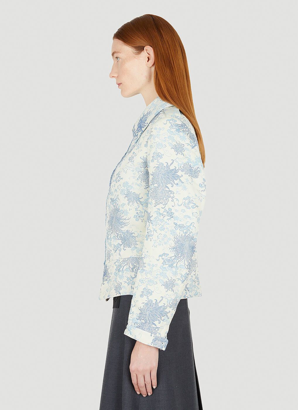 Maison Margiela o1y0625 Jacket in Light Blue Size S / US 4 / IT 40 - 3 Thumbnail