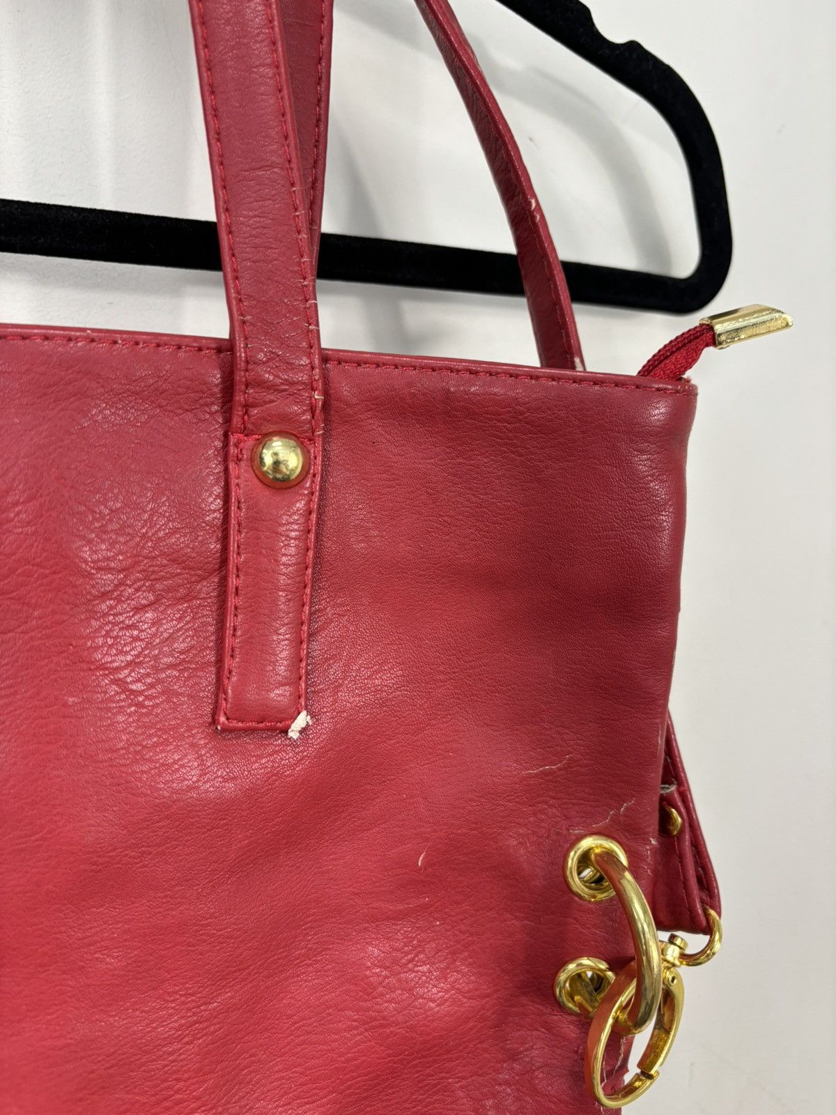 Mulberry Mulberry Rare Red Leather Crossbody Deep Tote Bag Size ONE SIZE - 6 Thumbnail