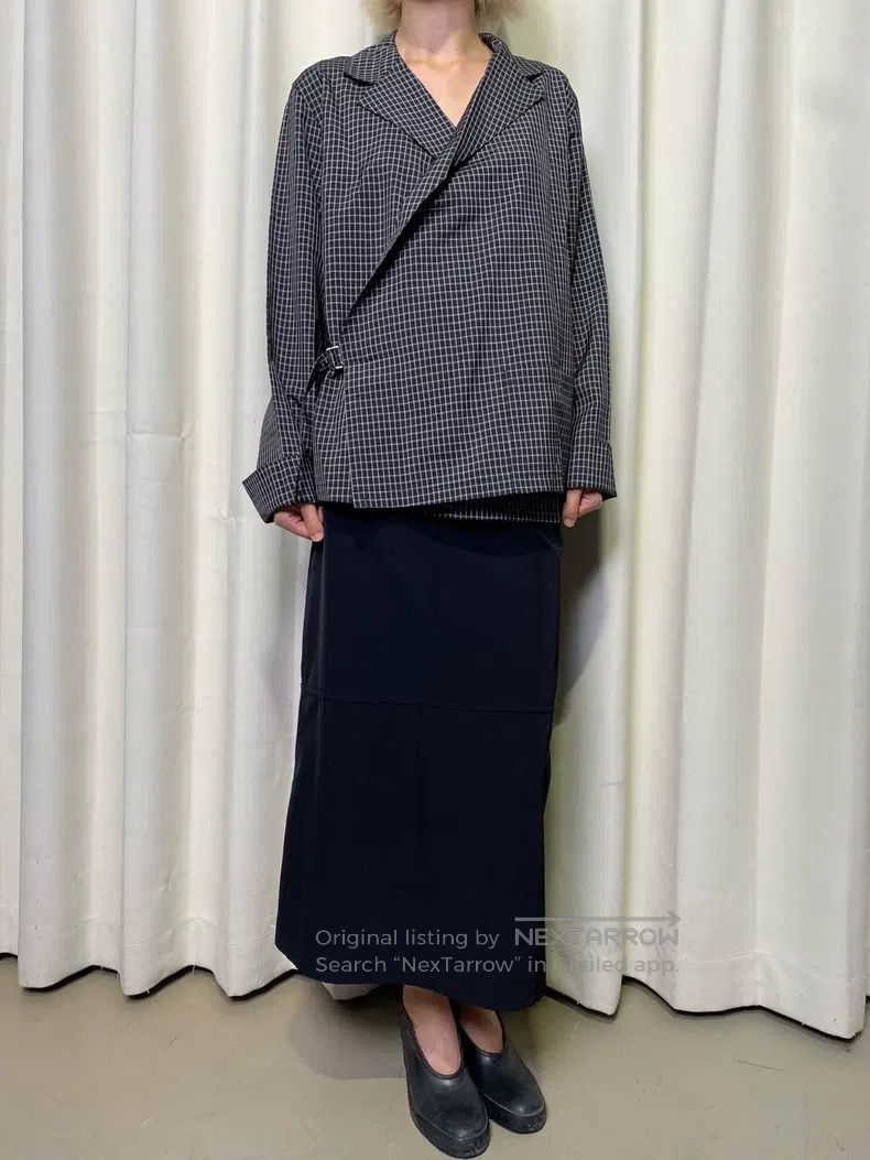 Yohji Yamamoto Yohji Yamamoto size os Medieval Triacetate Check Kimono Jac Size US M / EU 48-50 / 2 - 3 Thumbnail