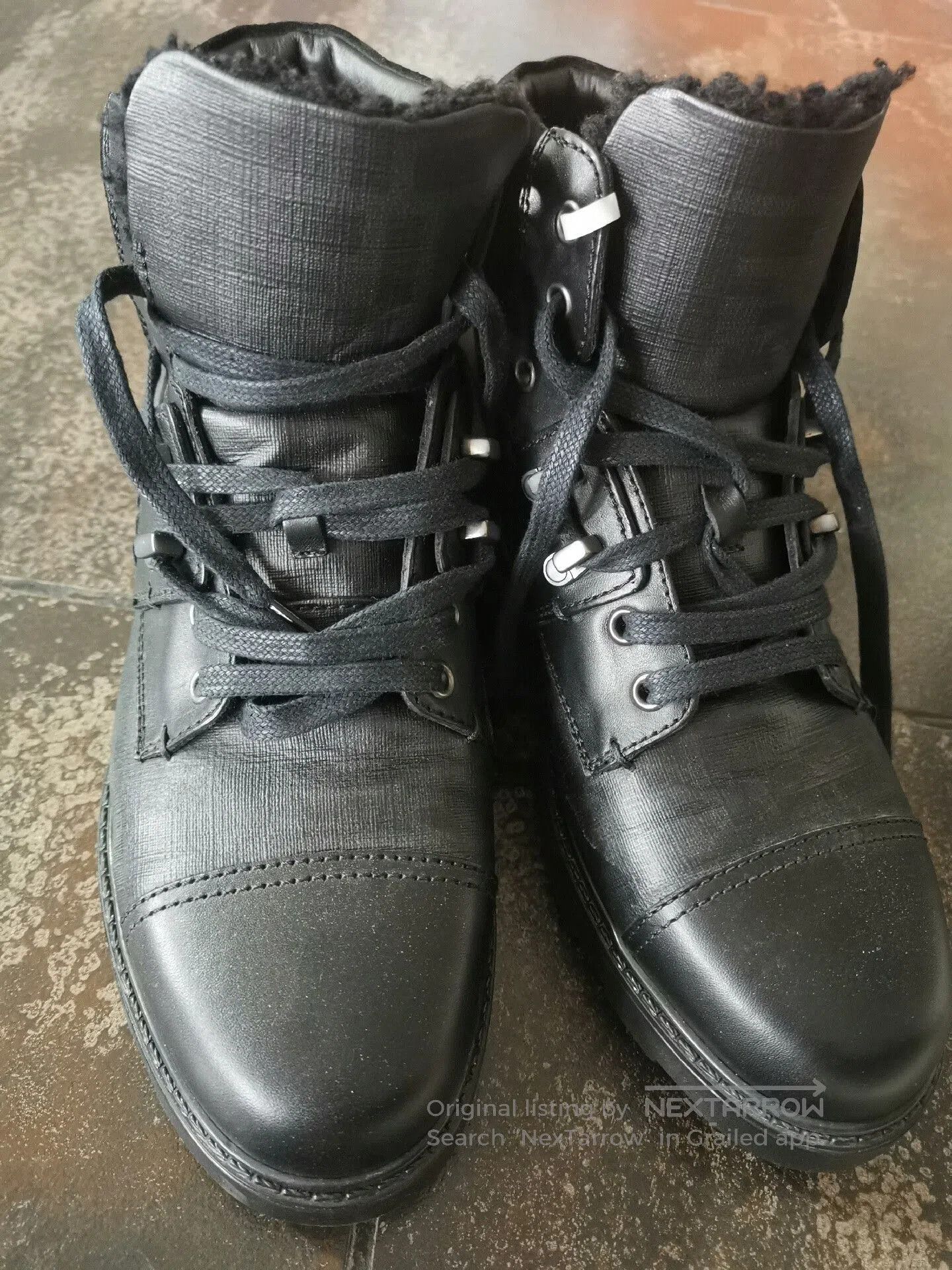 Fendi Fendi Black Shearling Mid-Calf Boots. Size US 6 / EU 39 - 5 Thumbnail