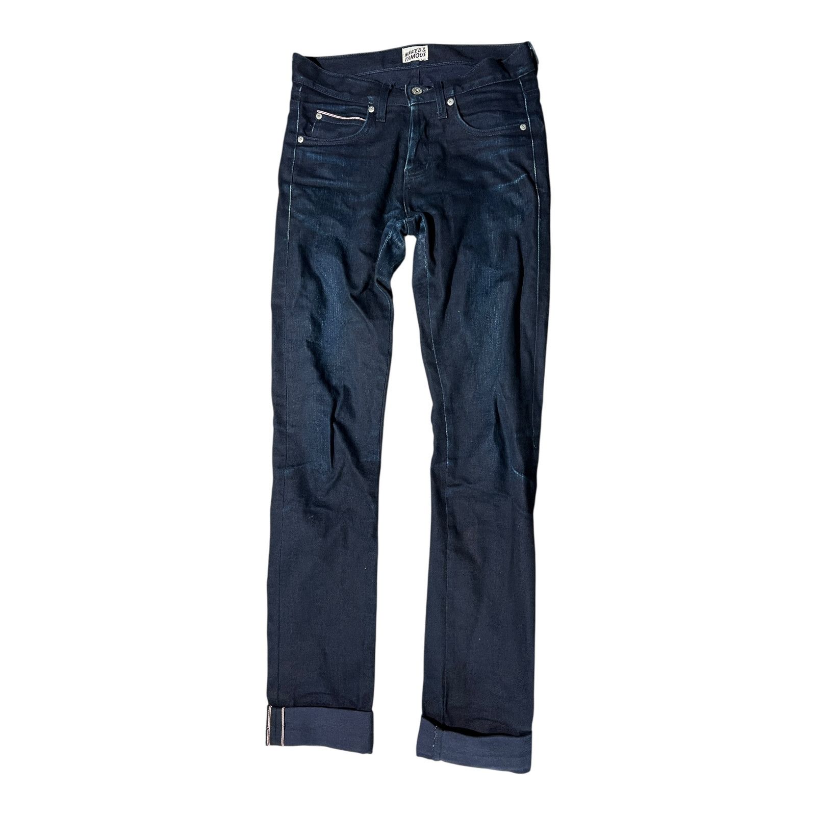 Naked & Famous Naked And Famous Skinny Guy Indigo Selvedge Jeans 29 x 34 Size US 29 - 1 Thumbnail