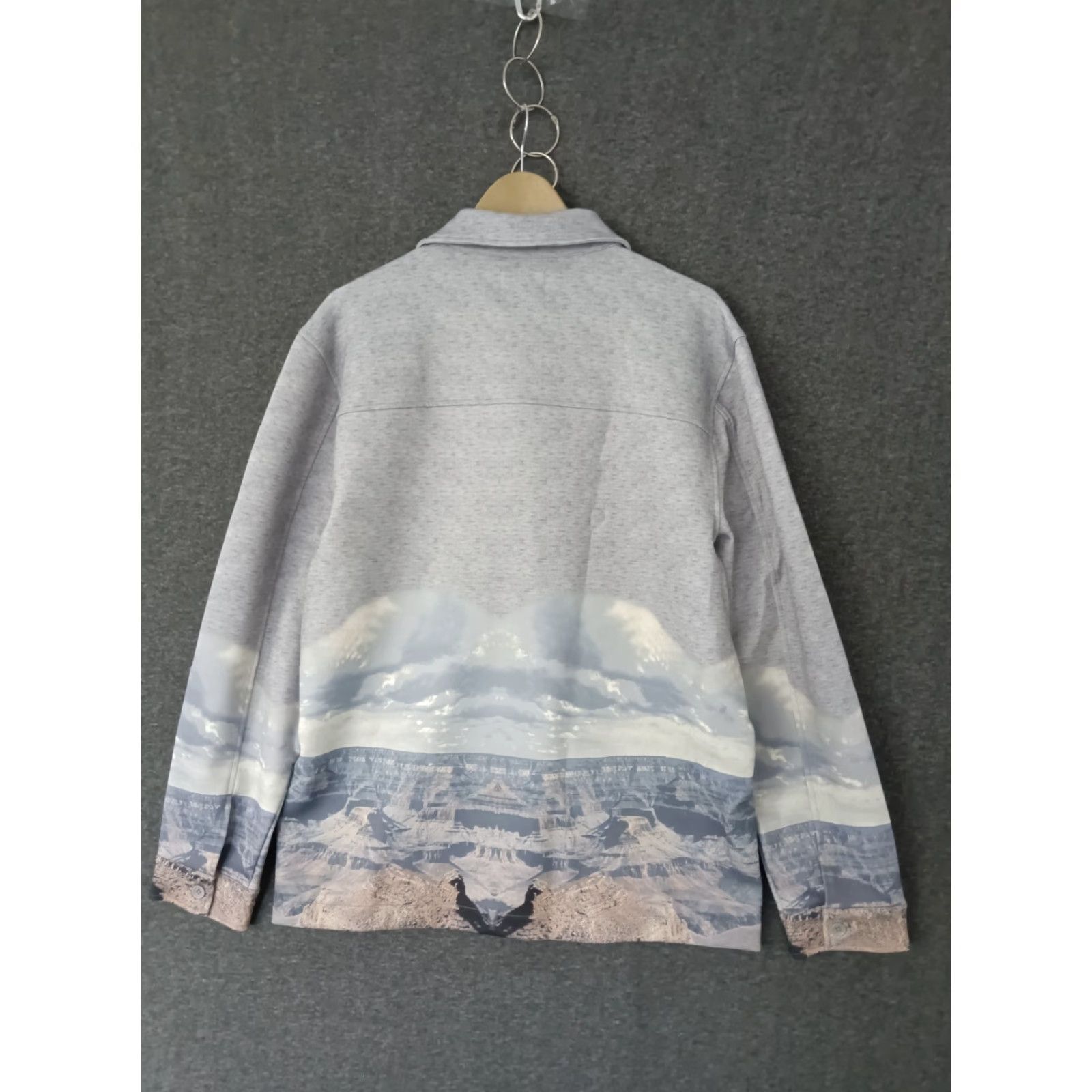 Vintage Stylus X Mountain Design Button Up Jacket M Heather Grey Mens Size US M / EU 48-50 / 2 - 2 Thumbnail