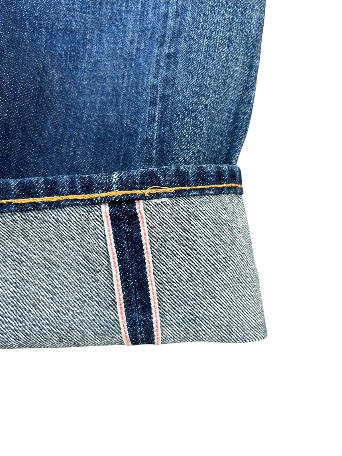 Kapital Thrashed Levis 501XX Big E Selvedge Distressed Denim Jeans Size US 35 - 4 Thumbnail