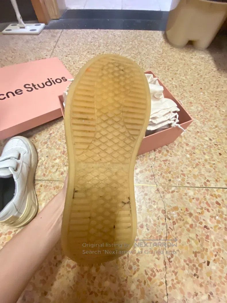 Acne Studios Acne Studios Vintage Style White Sneakers Size US 7.5 / IT 37.5 - 7 Thumbnail