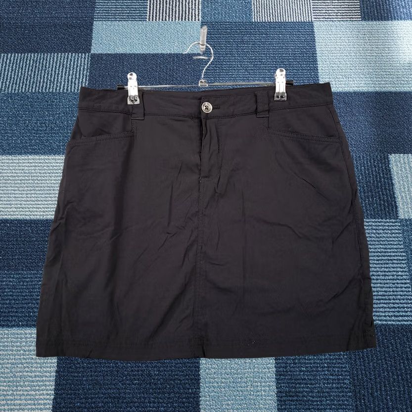 Eddie Bauer Eddie Bauer Skort Womens 8 Black Horizon Mini Nylon Stretch Hiking Outdoor Size 30" / US 8 / IT 44 - 1 Thumbnail