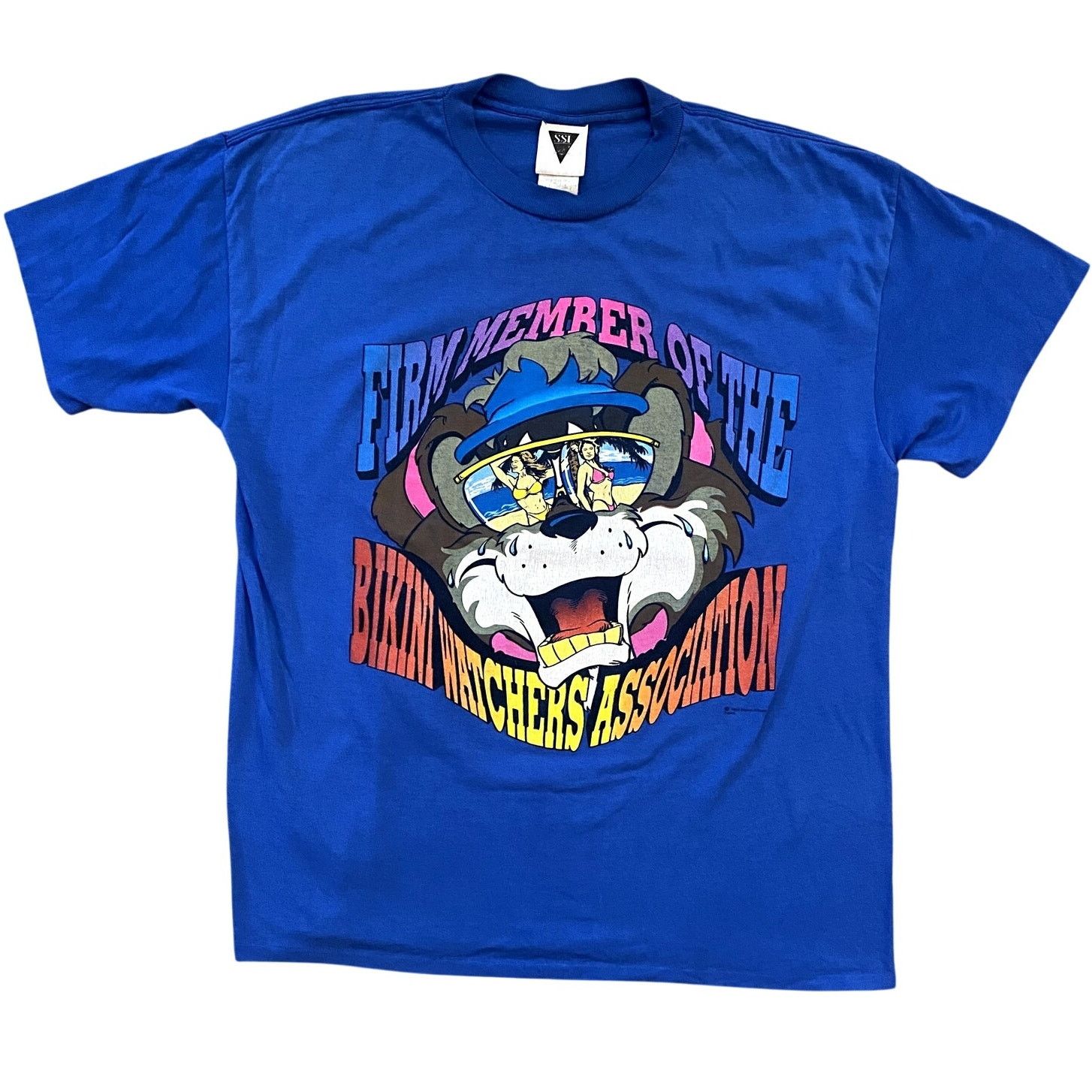 Vintage Vintage Firm Member Bikini Inspectors Association T Shirt Size US XL / EU 56 / 4 - 1 Thumbnail