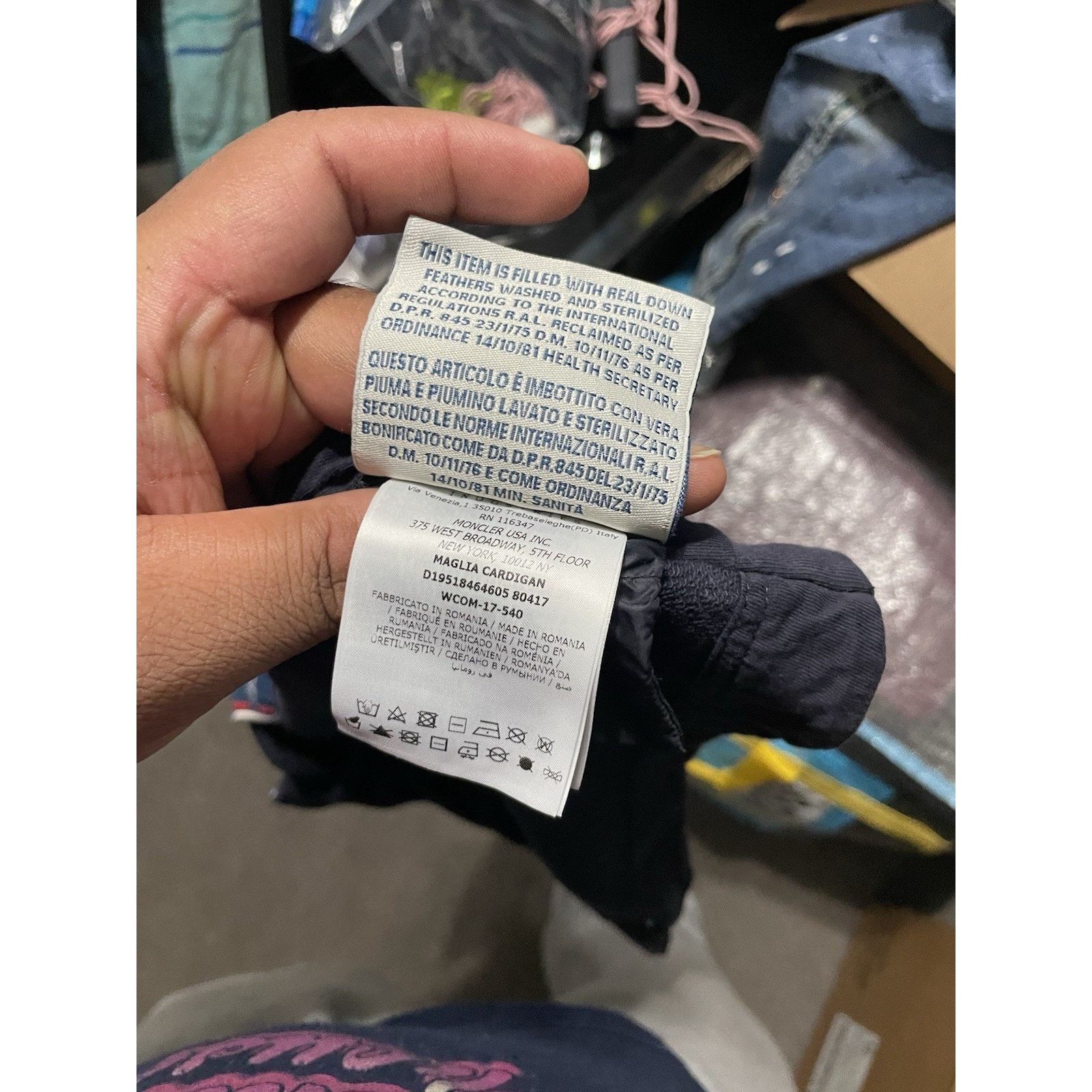 Moncler Size 12-18m-Moncler Kids Down Cardigan Navy SS17 Rare Jacket Size US XXS / EU 40 - 5 Thumbnail