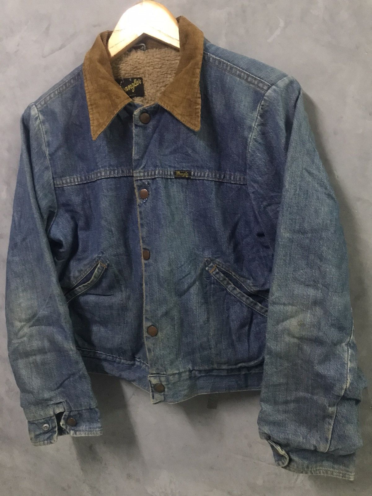 Vintage × Wrangler Vintage 60/70s Wrangler Sherpa Denim Jacket Size US S / EU 44-46 / 1 - 4 Thumbnail