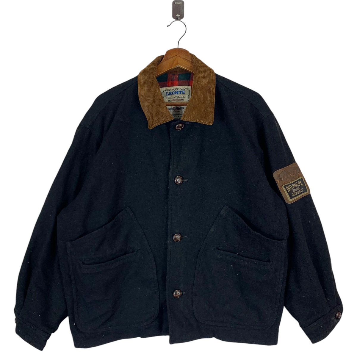 Issey Miyake × Vintage Vintage Leonte Independence Union Made Bomber Wool Jacket Size US M / EU 48-50 / 2 - 1 Thumbnail