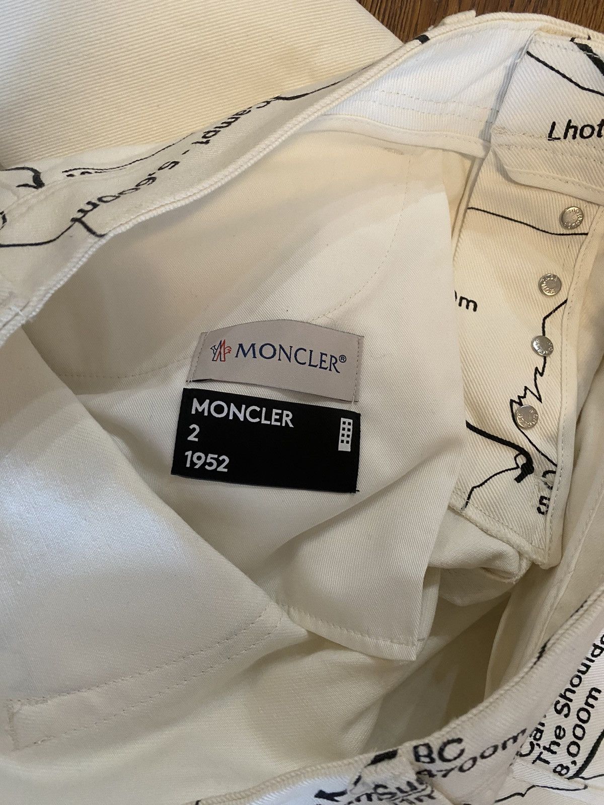 Moncler Moncler Himalayan Map Denim Size US 34 / EU 50 - 5 Thumbnail