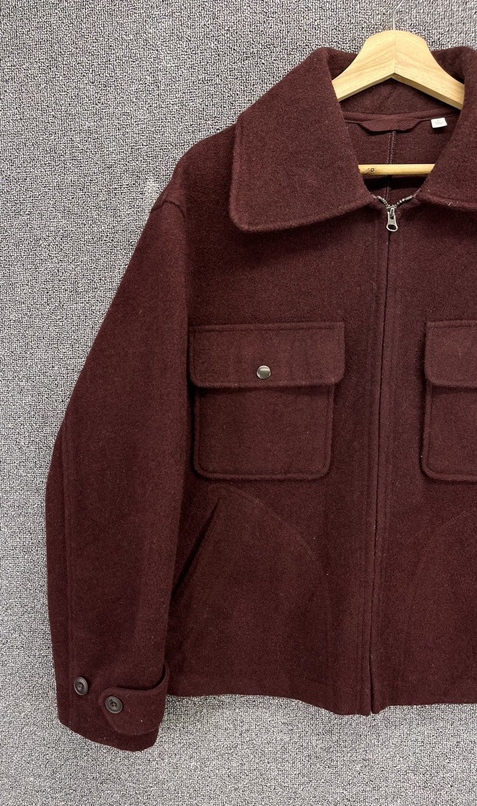 Lemaire × Uniqlo Lemaire x Uniqlo Rare Multipocket Luxury Wool Jacket Size L / US 10 / IT 46 - 3 Thumbnail