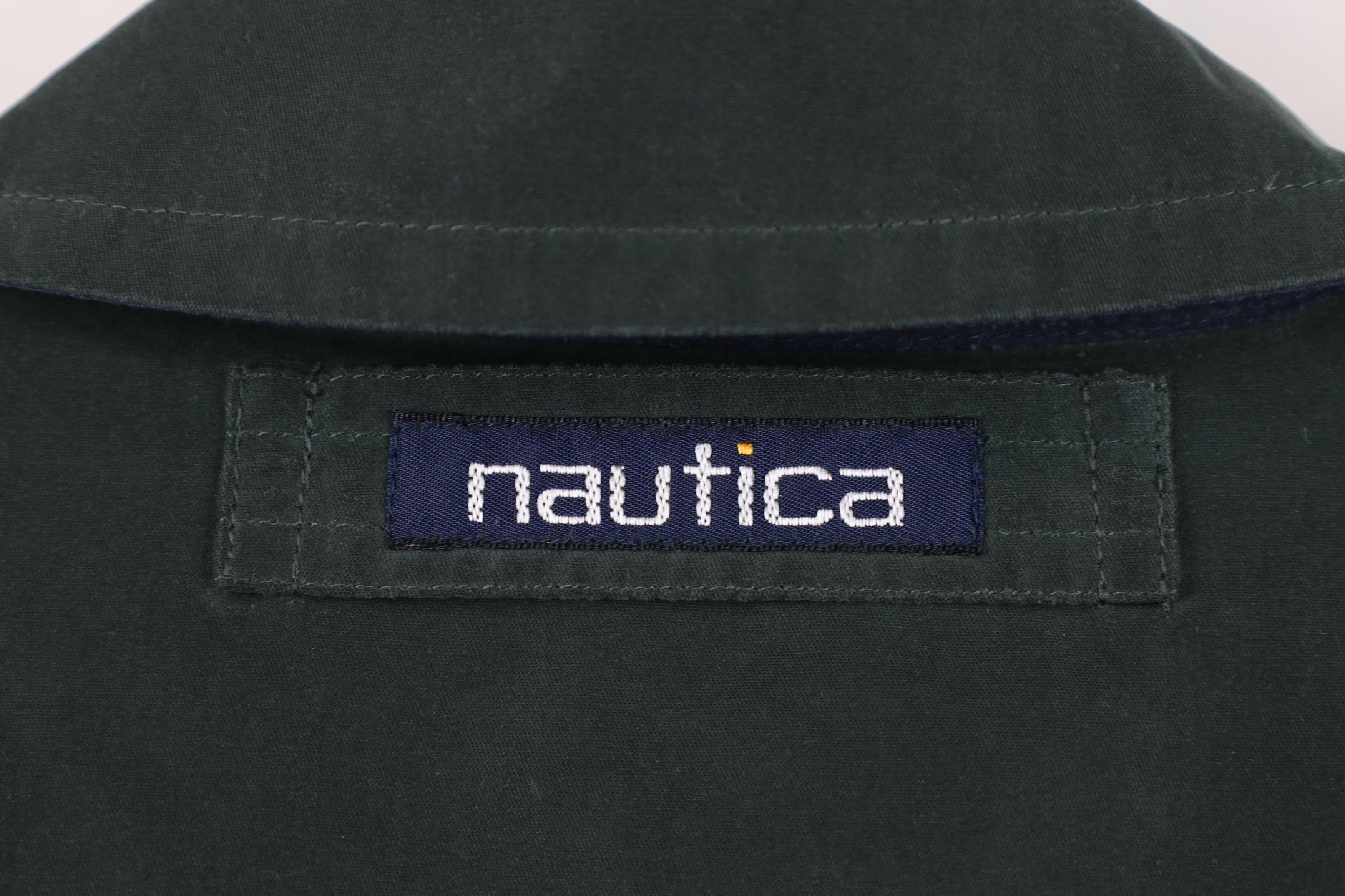 Nautica Vintage 90s Nautica Microfiber Sailing Bomber Jacket Green Size US S / EU 44-46 / 1 - 13 Thumbnail