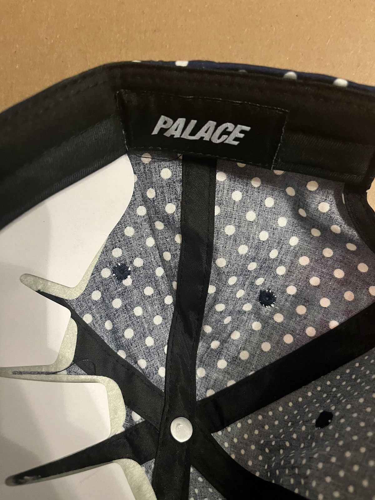 Palace Palace Navy P 6-Panel Micro Dot Cap Size ONE SIZE - 5 Thumbnail