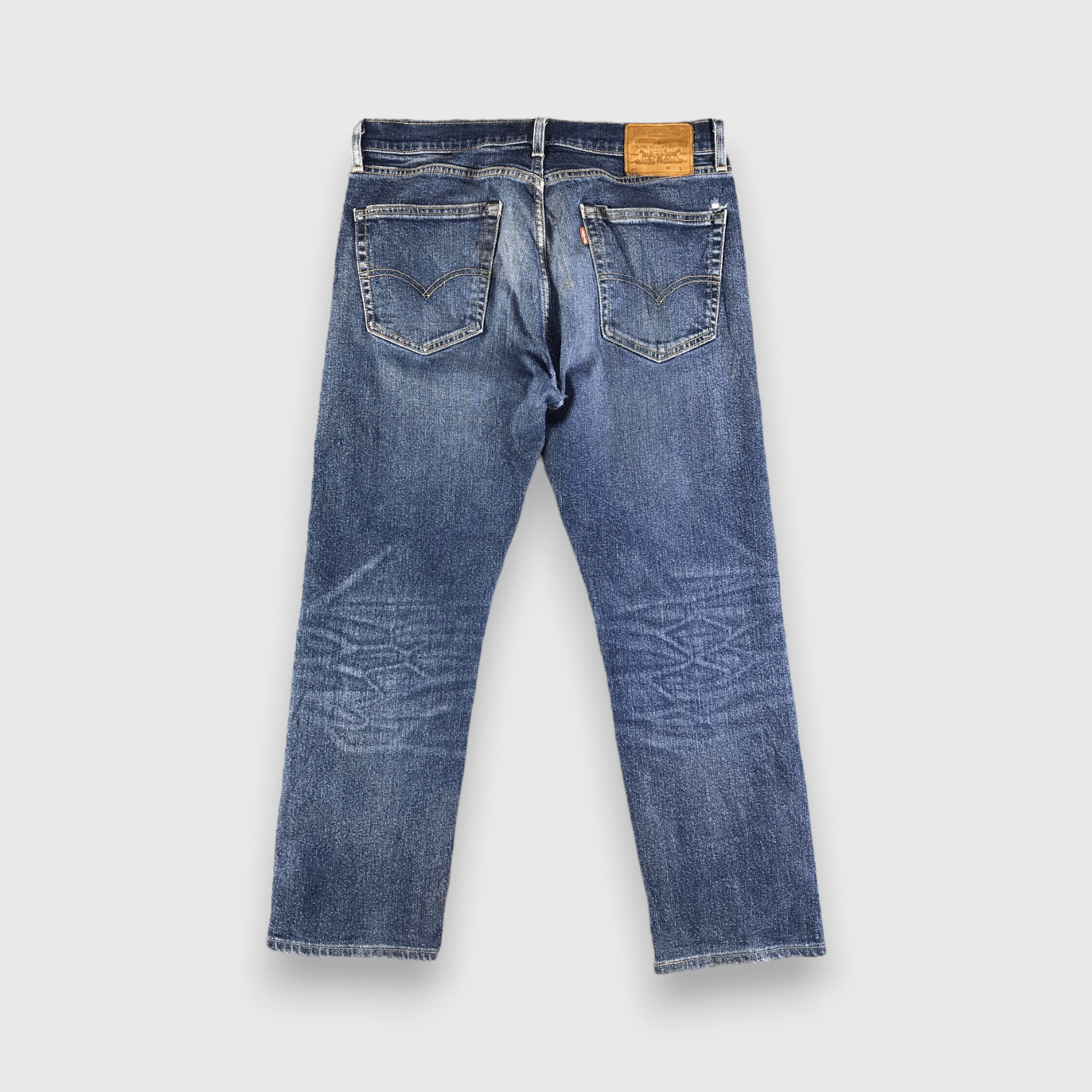 Levi's Vintage Blue Wash Levis 505 Jeans-J3613 Size US 33 - 2 Thumbnail