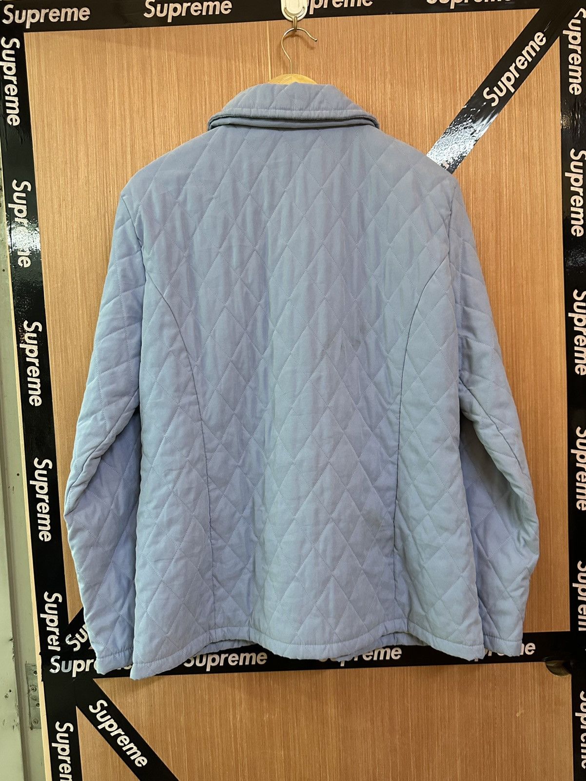Barbour Authentic Barbour Blue Shaped Microfibre Quilt Jacket Size US M / EU 48-50 / 2 - 2 Thumbnail