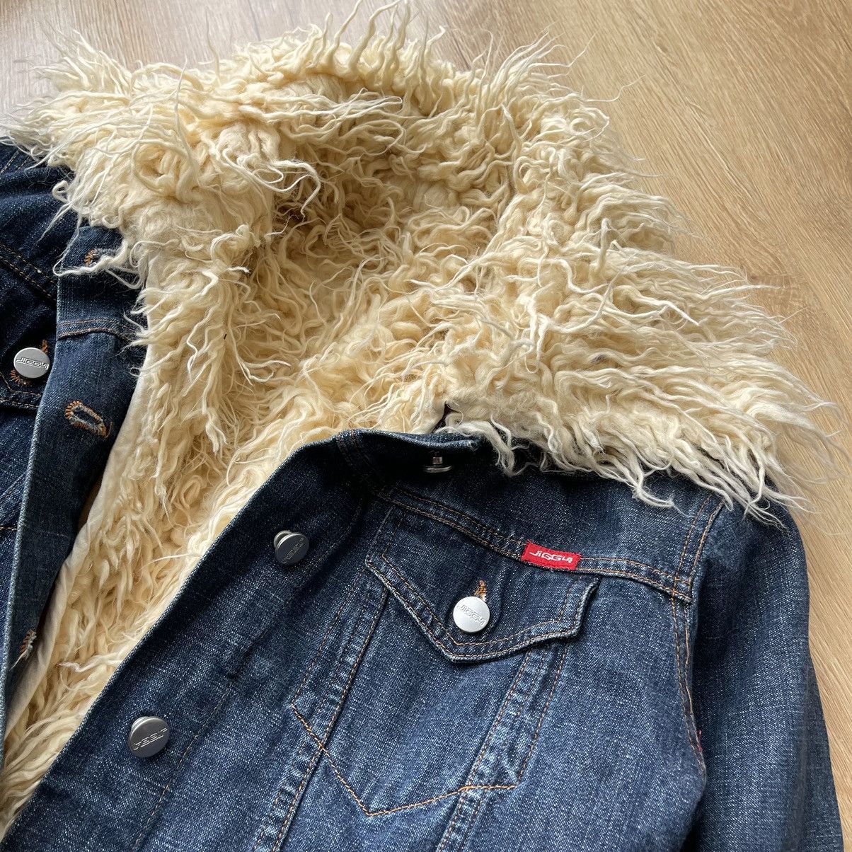 If Six Was Nine Vintage Japanese Faux Fur Denim Jacket LGB Style Size US M / EU 48-50 / 2 - 3 Thumbnail