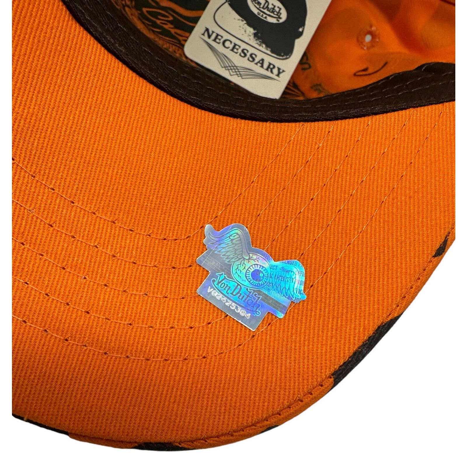 Von Dutch Von Dutch Hat Camo Trucker 242 Embroidered Snapback Cap Size ONE SIZE - 7 Thumbnail