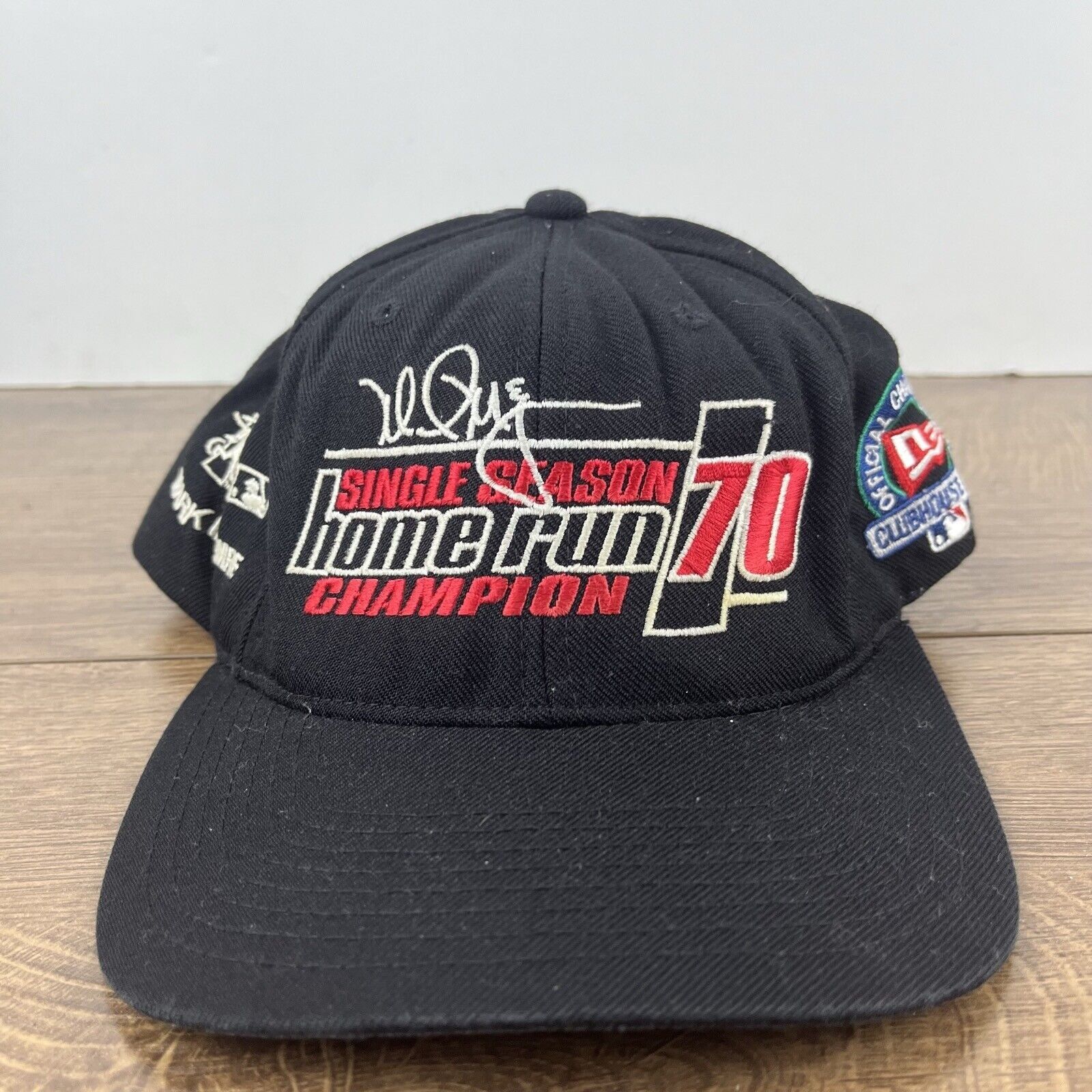 New Era Mark McGwire Hat New Era Black Snapback Hat Single Seasnon H Size ONE SIZE - 5 Thumbnail
