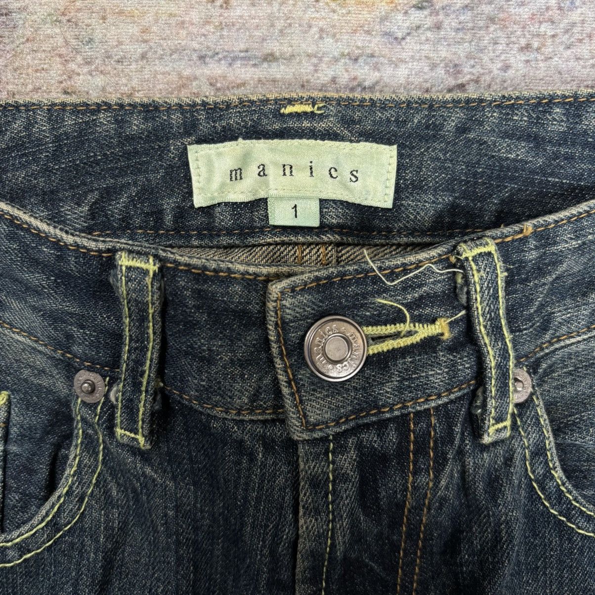 Isamu Katayama Backlash 2000s Manics - Crust Punk Flared Denim Pants Size US 28 / EU 44 - 5 Thumbnail