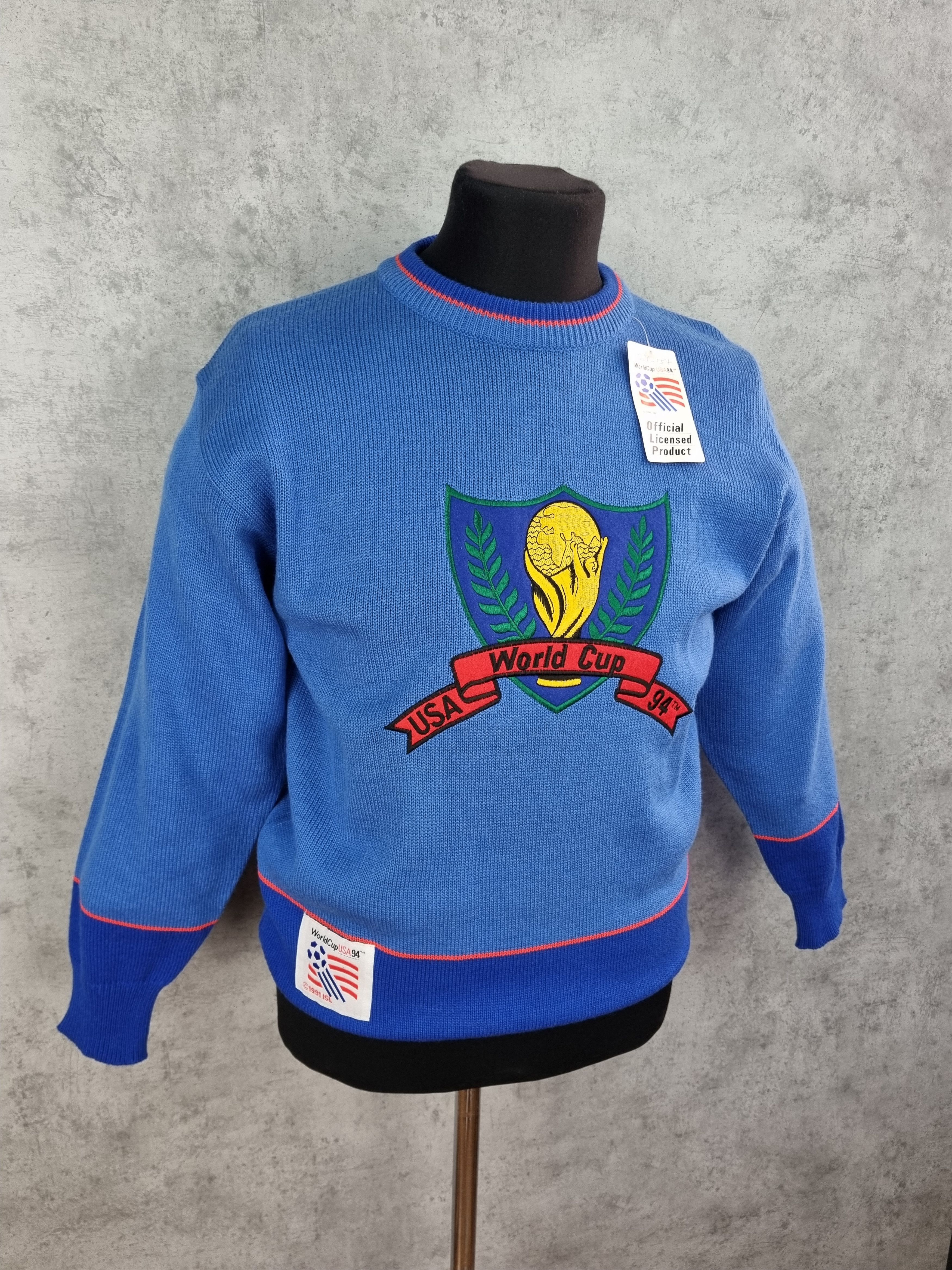 Sports Specialties × Vintage 91s World Cup USA 94 Knitted Wool Vintage Sweater Size US M / EU 48-50 / 2 - 13 Thumbnail