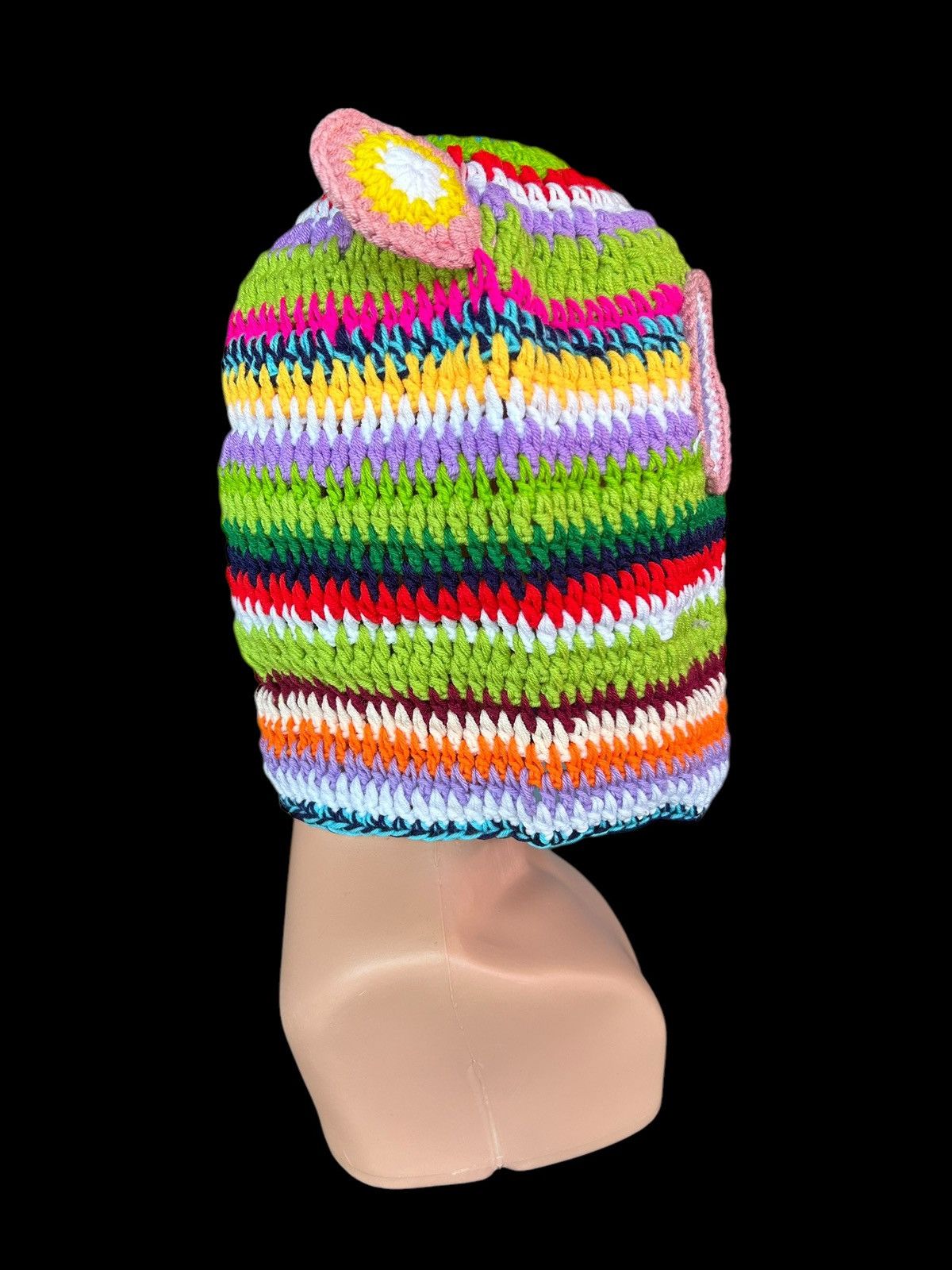 Japanese Brand Very Rare Balaclava Masked Crochet Knitted Handmade Size ONE SIZE - 2 Thumbnail