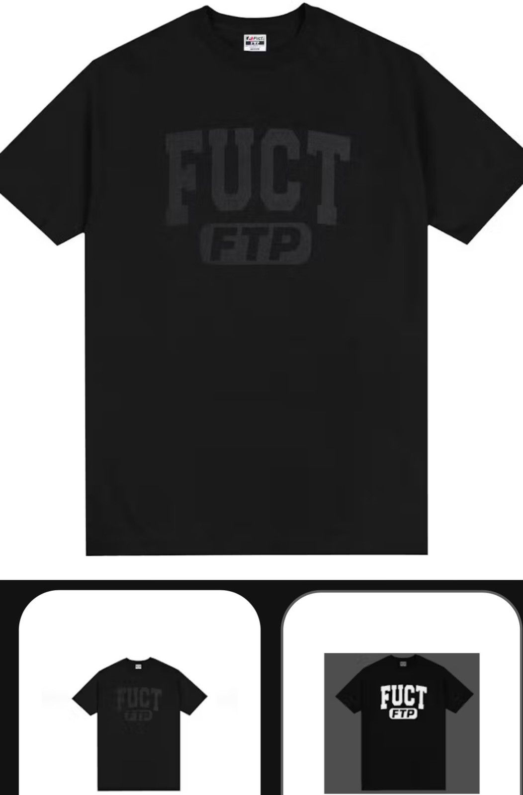 FUCT × Fuck The Population FUCT X FTP REFLECTIVE LOGO TEE Size US L / EU 52-54 / 3 - 2 Thumbnail
