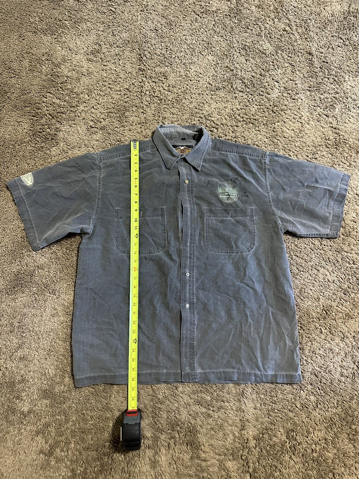 Harley Davidson Vintage Harley-Davidson “triple Charcoal” shirt 90s size xl Size US XL / EU 56 / 4 - 10 Thumbnail