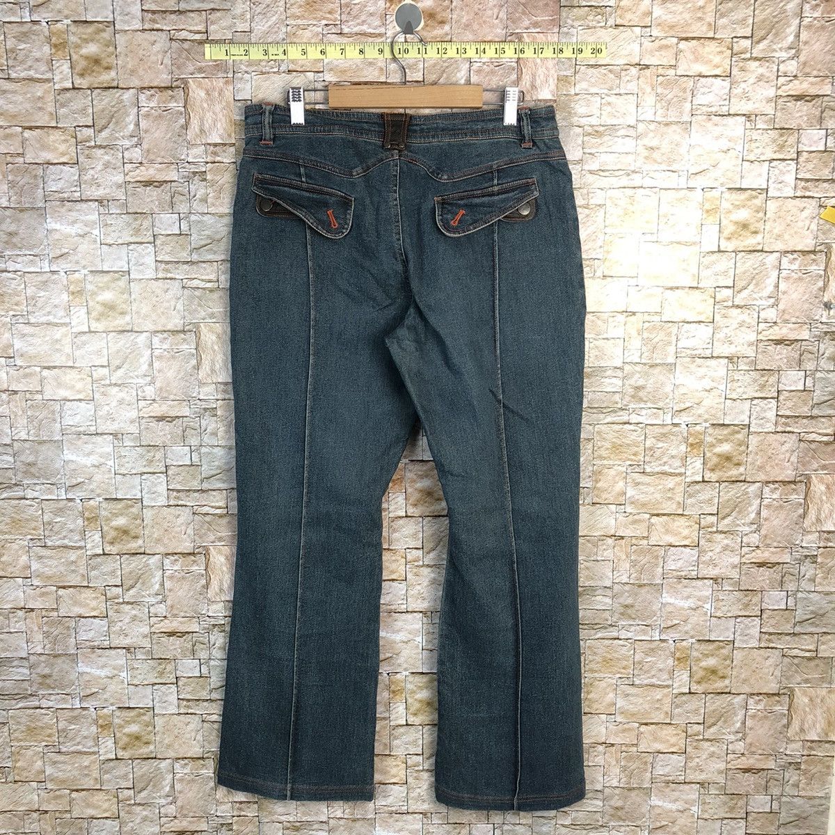 Japanese Brand Apek Japan Blue Denim Pants #A449 Size US 30 / EU 46 - 13 Thumbnail