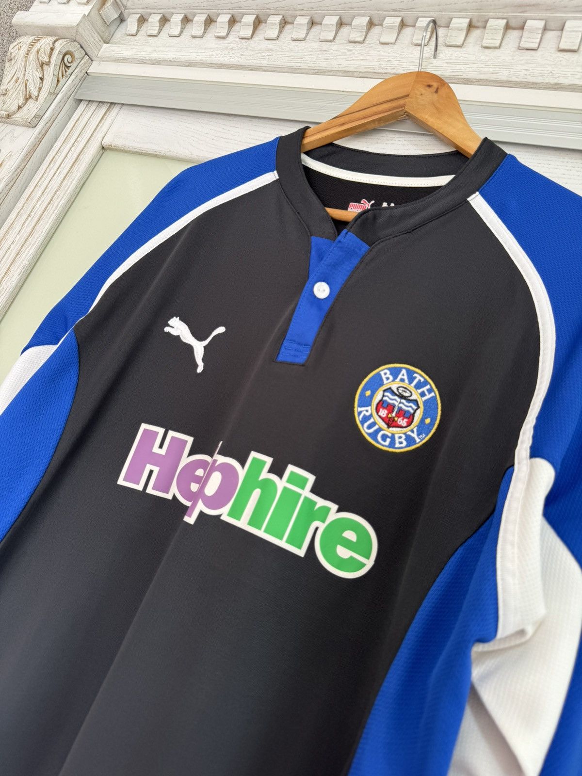 Vintage Bath 2006-2007 Rugby Long Sleeve Jersey Kit Shirt