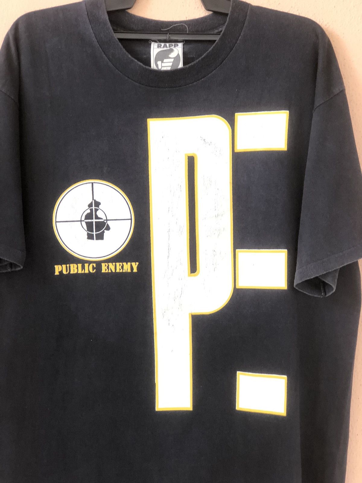 Public Enemy × Rap Tees × Vintage Vintage 90s PUBLIC ENEMY Hip Hop Band Tee Size US XL / EU 56 / 4 - 3 Thumbnail