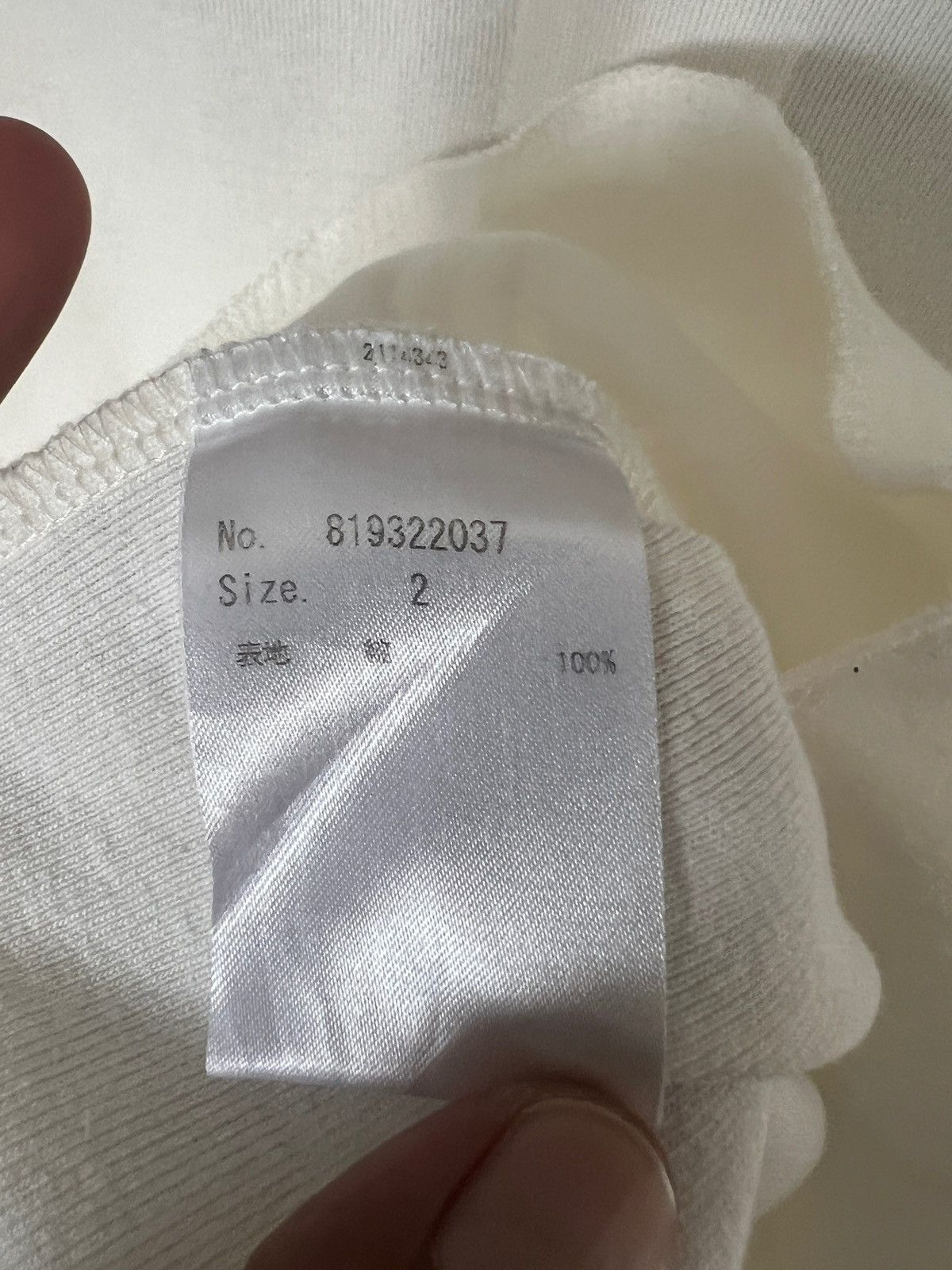 Number (N)ine Vintage Number (N)ine Unconstructed Long Tank Top Size US S / EU 44-46 / 1 - 8 Thumbnail