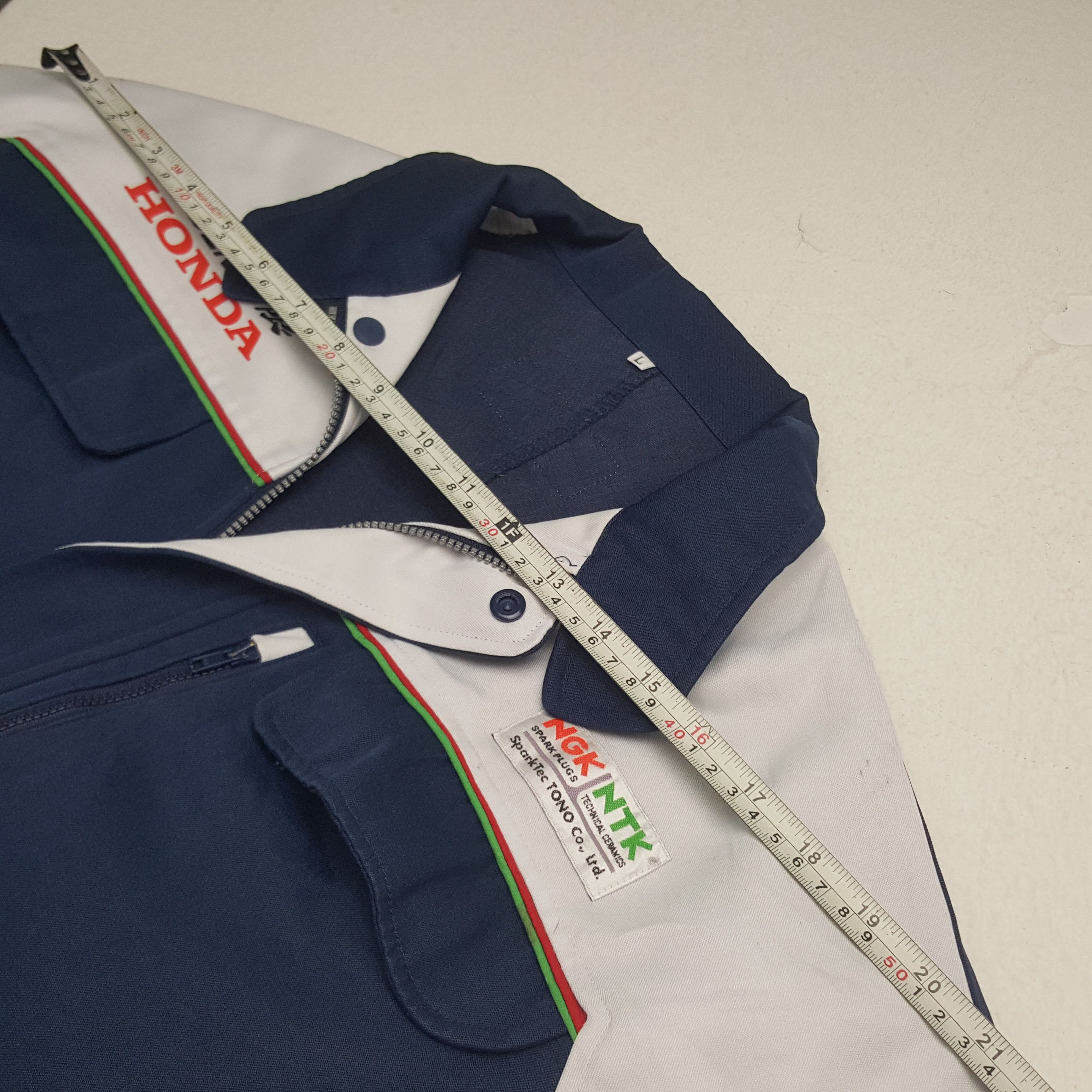 Honda × Vintage Vintage Mugen Honda Japanese Racing Custom Art Jacket Size US L / EU 52-54 / 3 - 5 Thumbnail