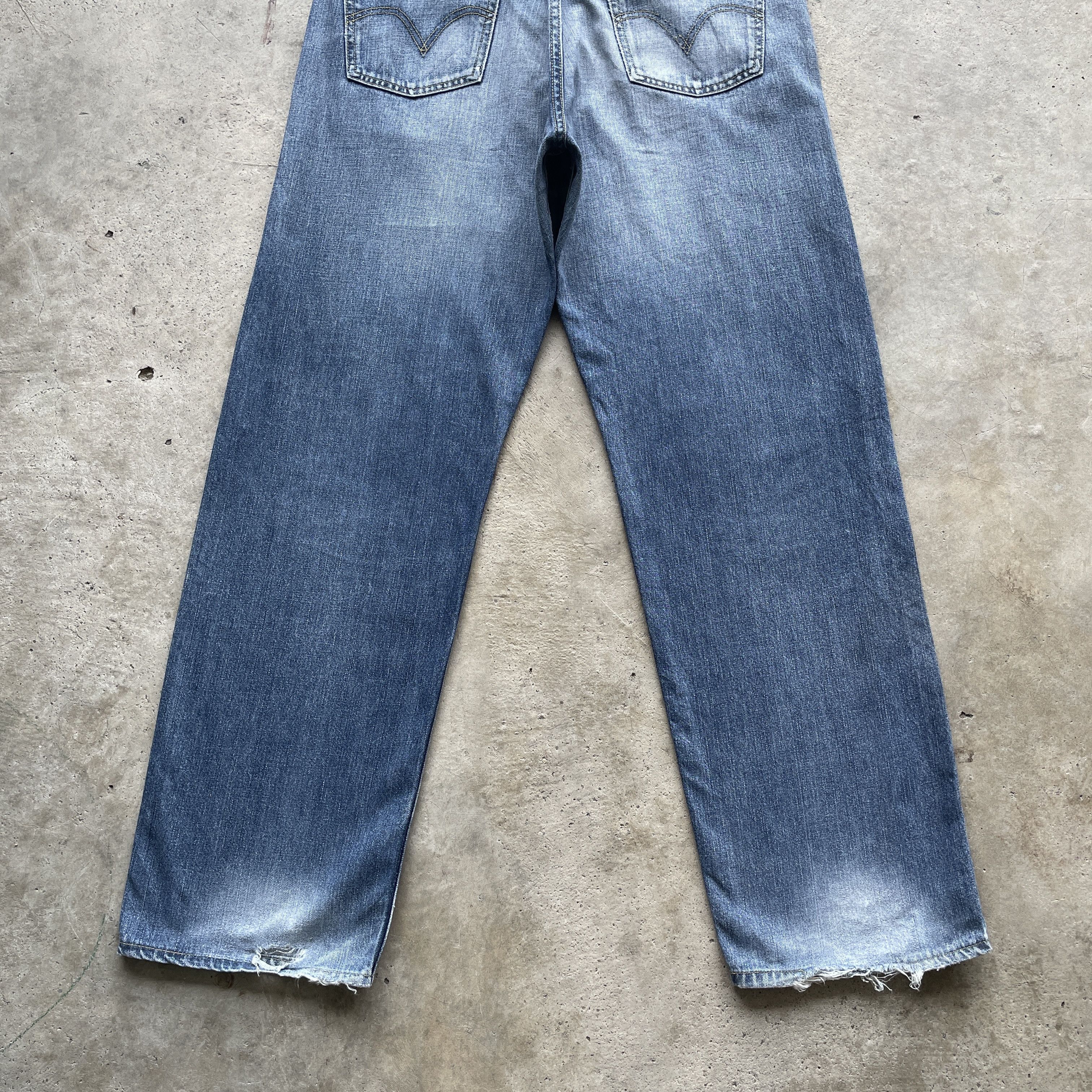 Jean × Levi's VINTAGE LEVI’S 503 FADED DENIM PANTS JEANS W35x31.5 Size US 35 - 11 Thumbnail