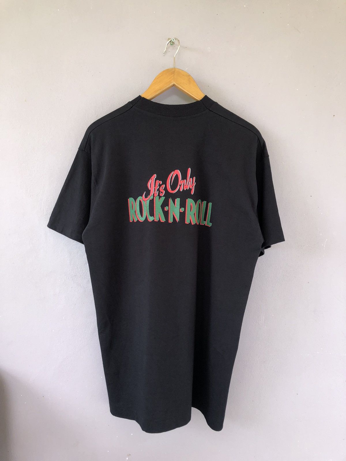 Band Tees Vintage 1990s Bill Wyman’s Sticky Fingers Cafe London Size US L / EU 52-54 / 3 - 3 Thumbnail
