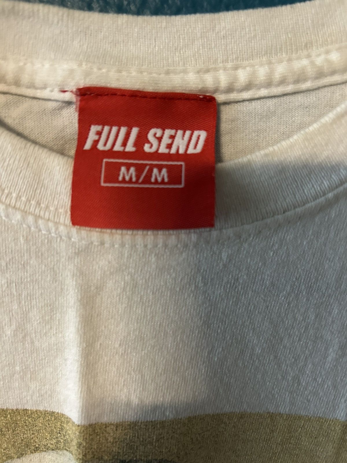 Full Send Osama Bin Bradley White tee Size US M / EU 48-50 / 2 - 2 Thumbnail