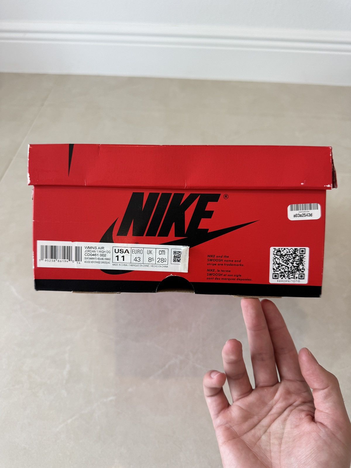 Nike Air Jordan Retro High OG “Seafoam” Size US 11 / IT 41 - 7 Thumbnail