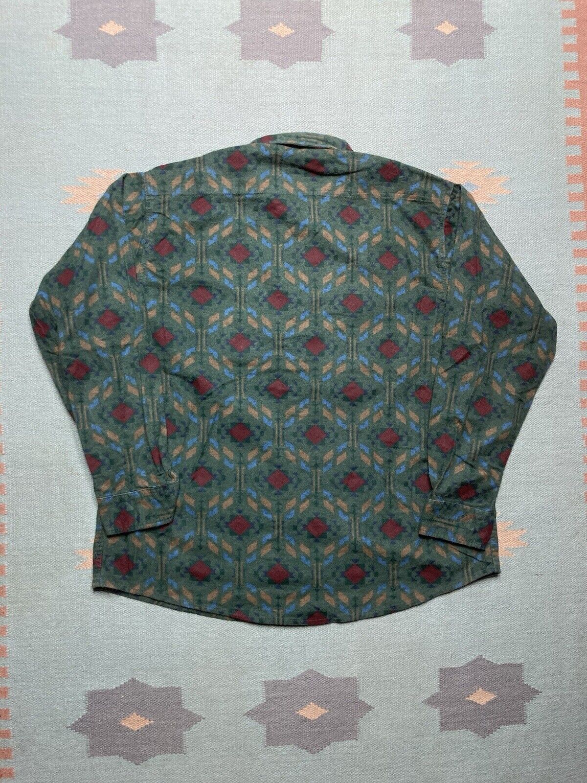 FiveBrother × Vintage five brother flannel shirt brushed cotton chamois aztec XL Size US XL / EU 56 / 4 - 5 Thumbnail